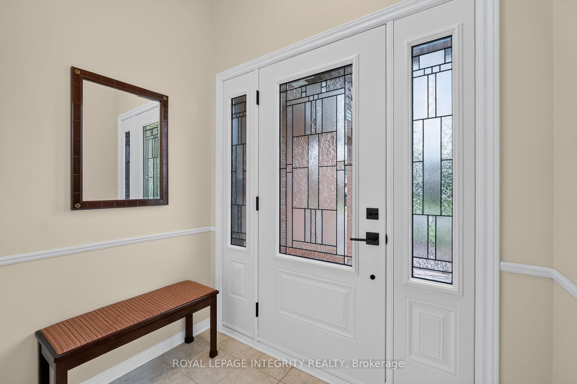 Bright welcoming entrance
