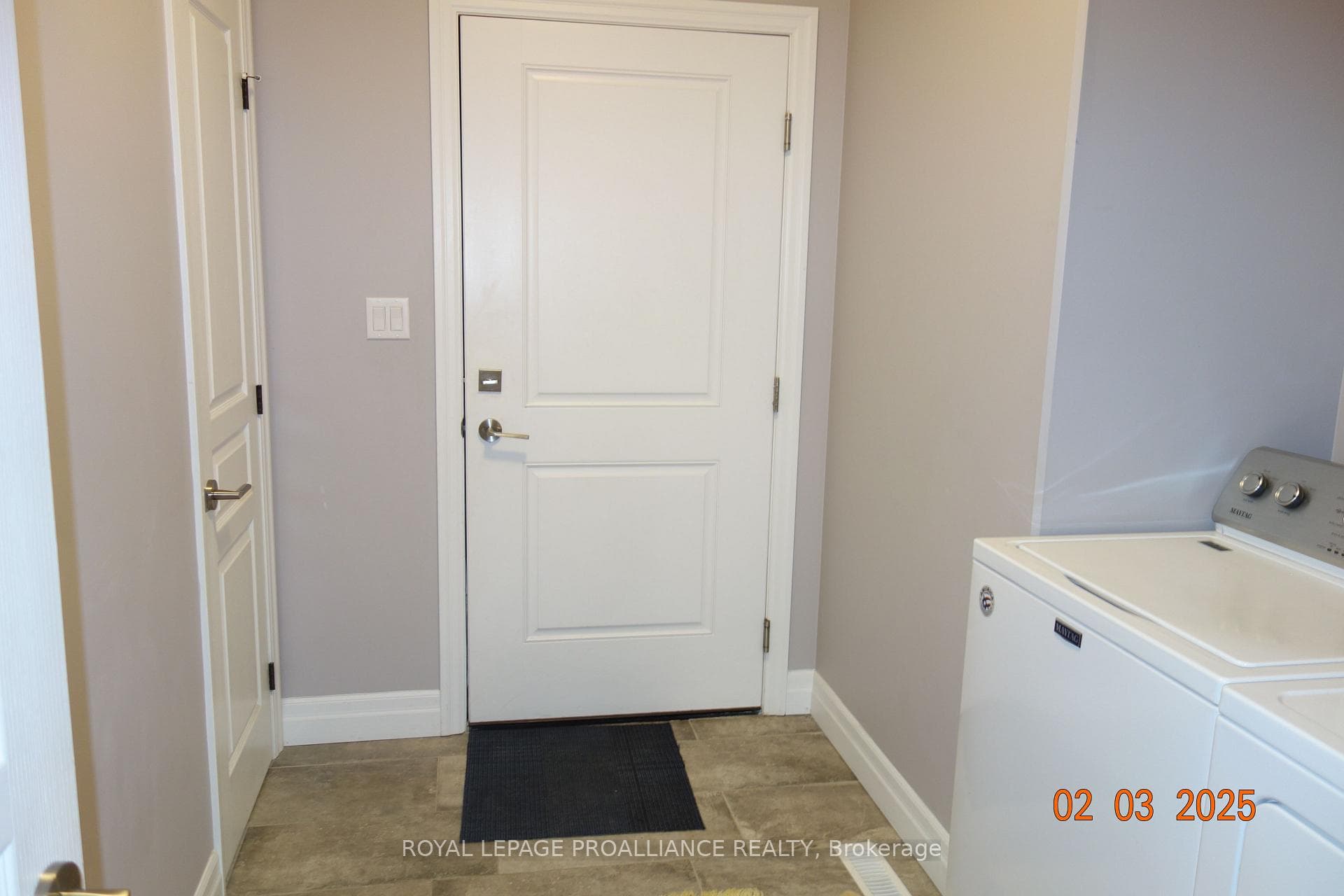 Entrance from garage