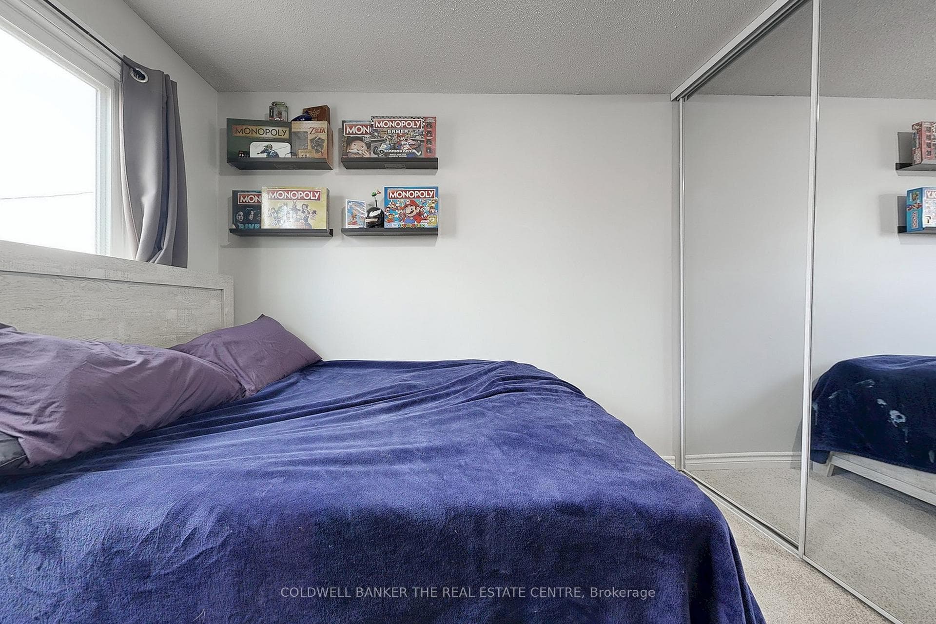 Double Mirrored closet doors in the Third Bedroom