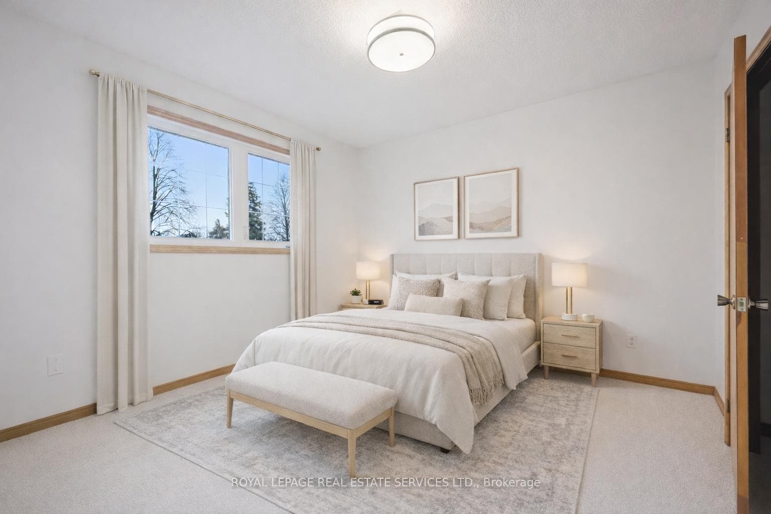 Virtually Staged - Fourth Bedroom w/Berber Brdlm.
