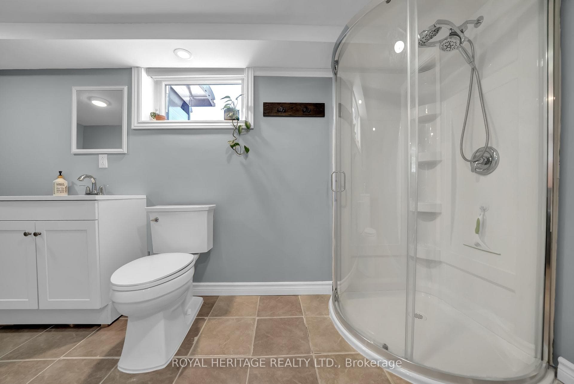 New lower level bathroom