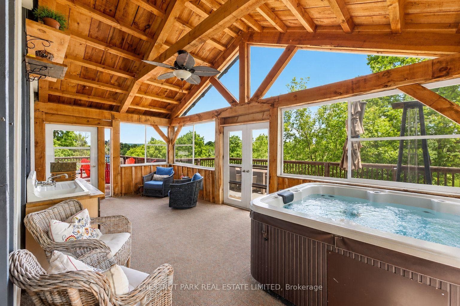 Sun Room with Hot Tub