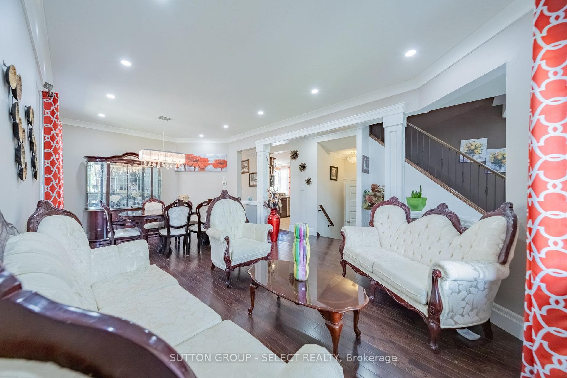 Formal Dining and Living Room w/ Natural Light