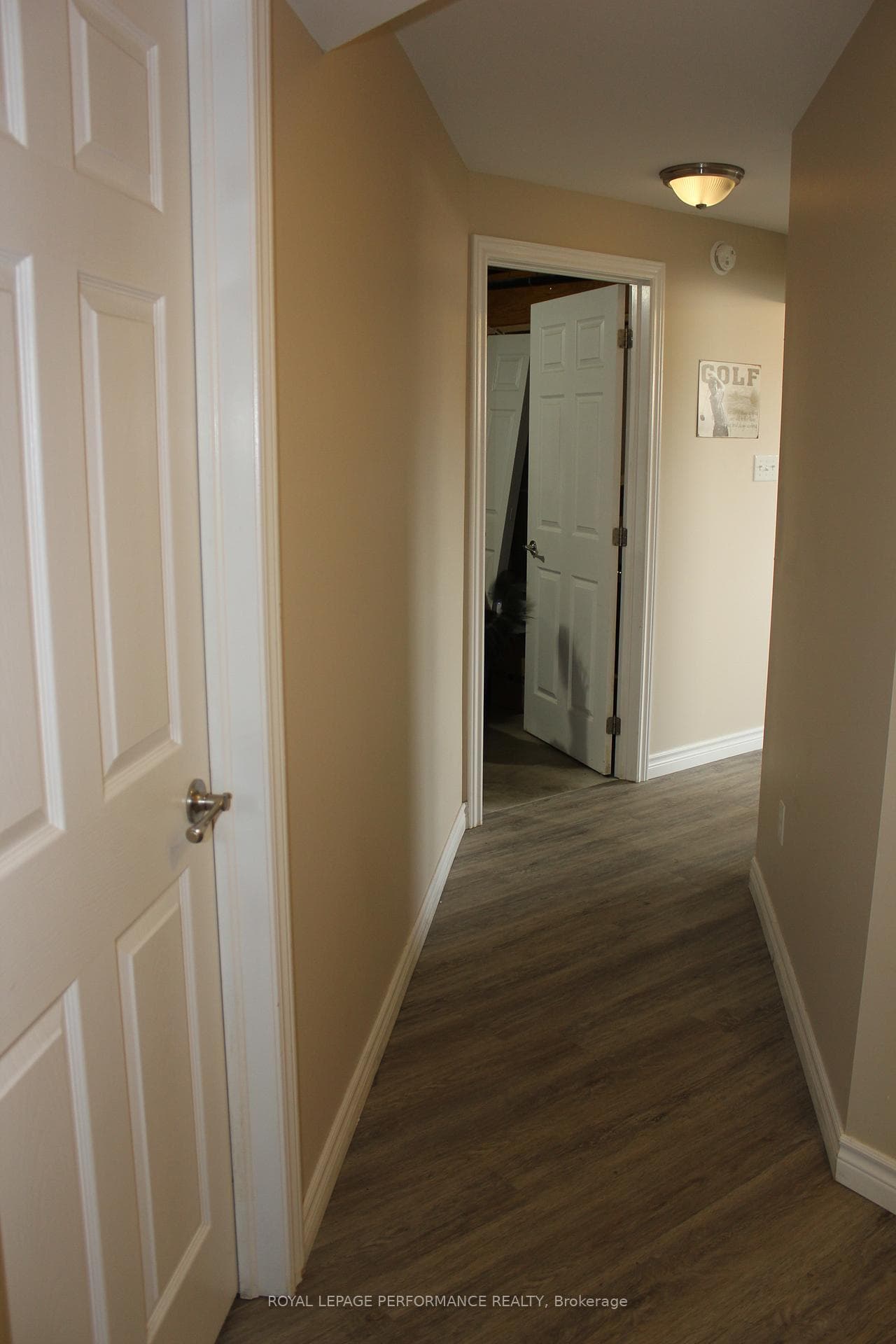 Basement storage room and utility/office room