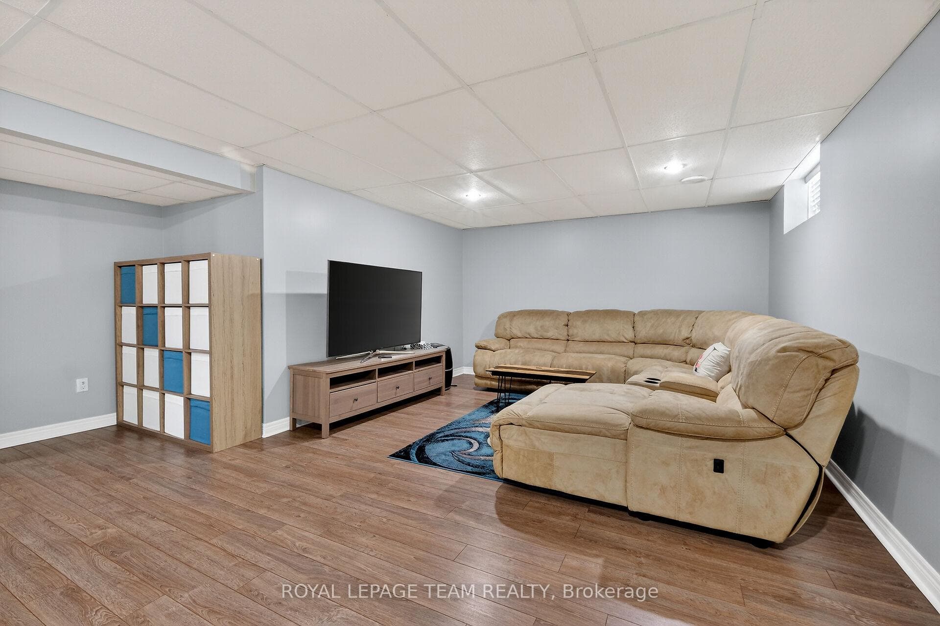 Lower level rec room