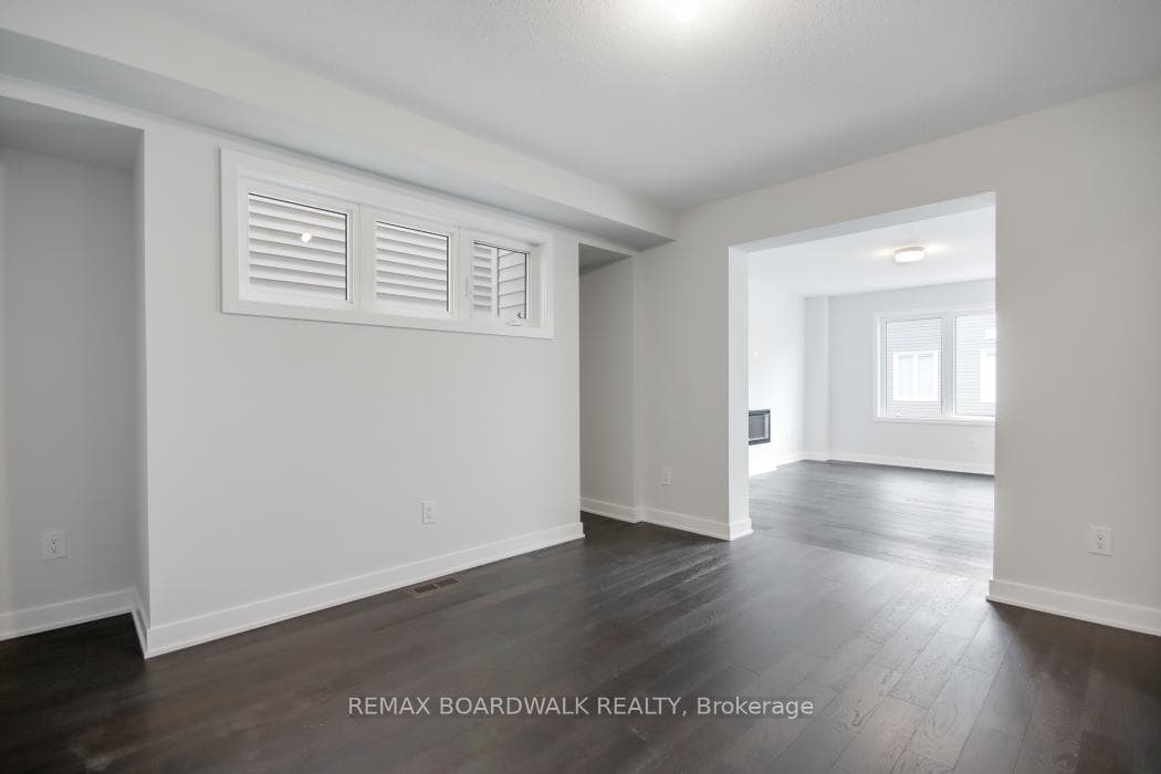 Separate dining room area