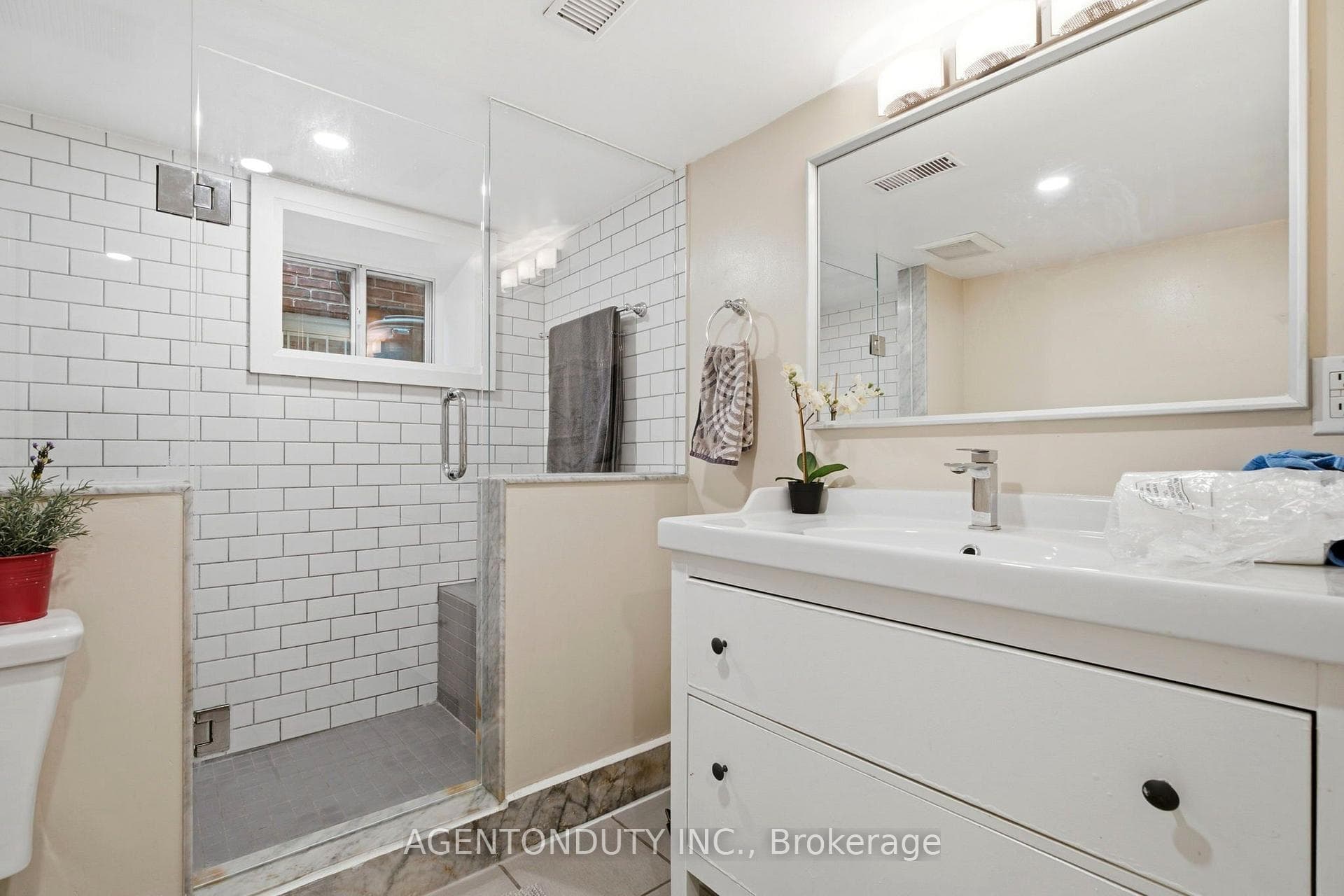 Basement bathroom