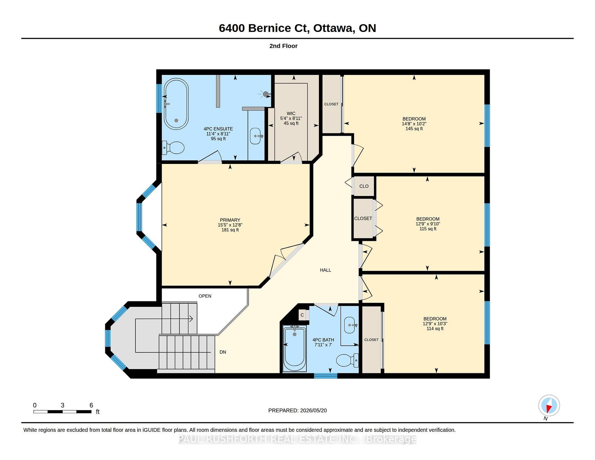 iGuide Floor Plan-Second Level