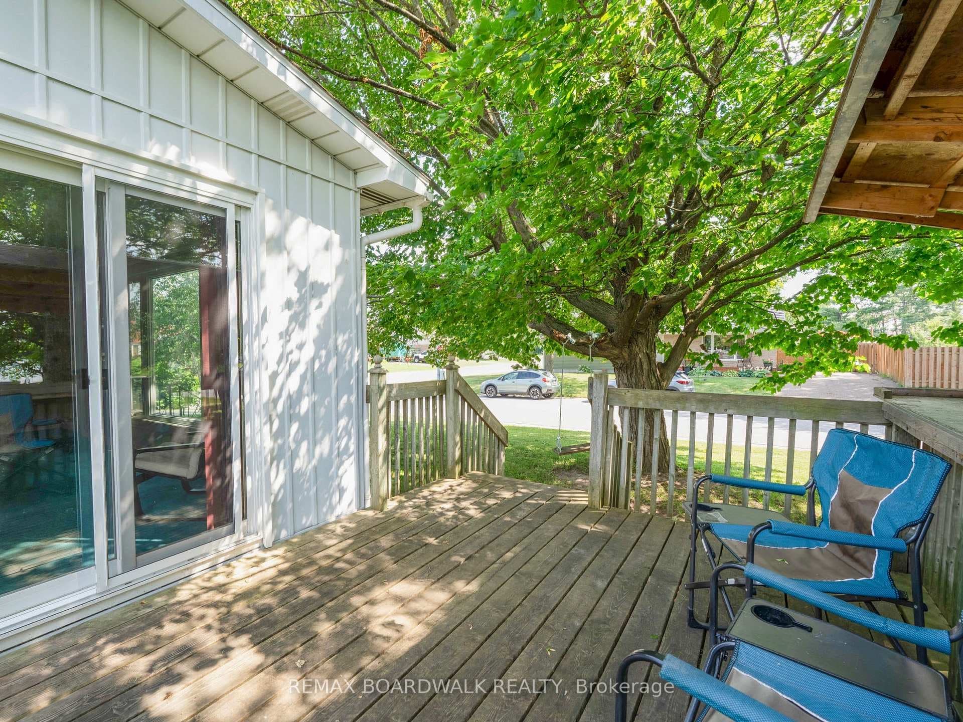 Deck off living room