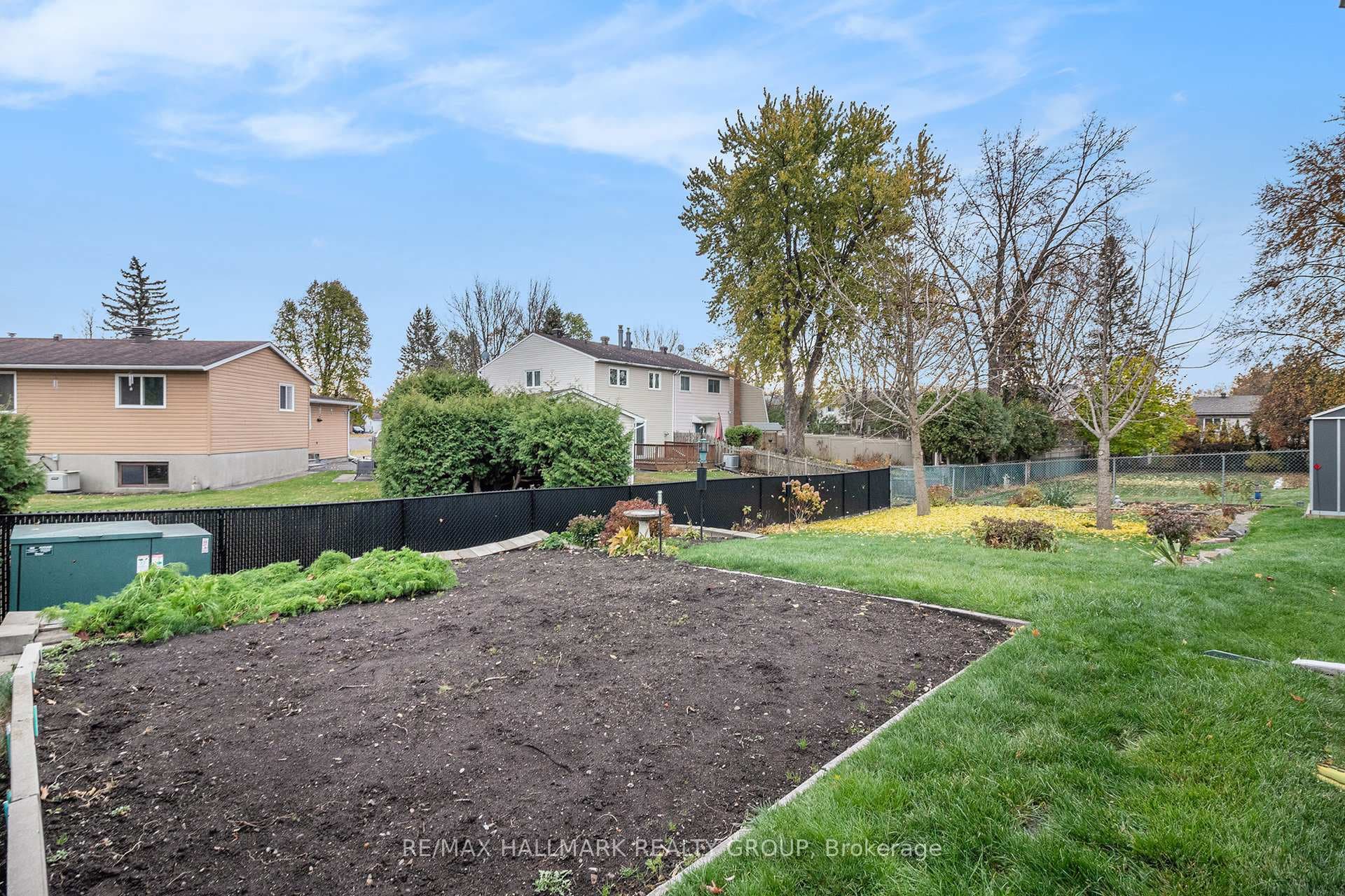 Vegetable garden area. Photo taken November 2025