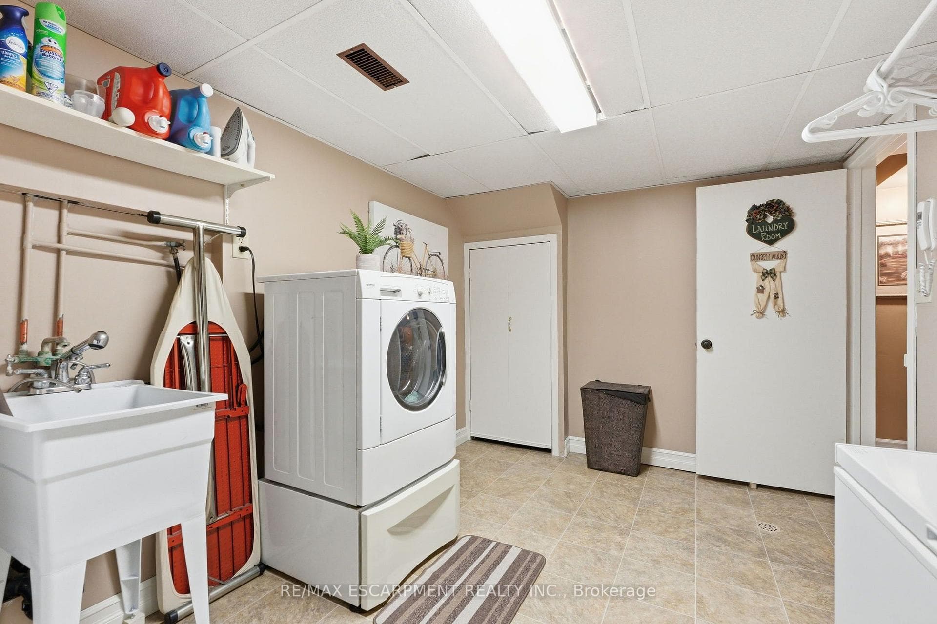 Laundry in Basement