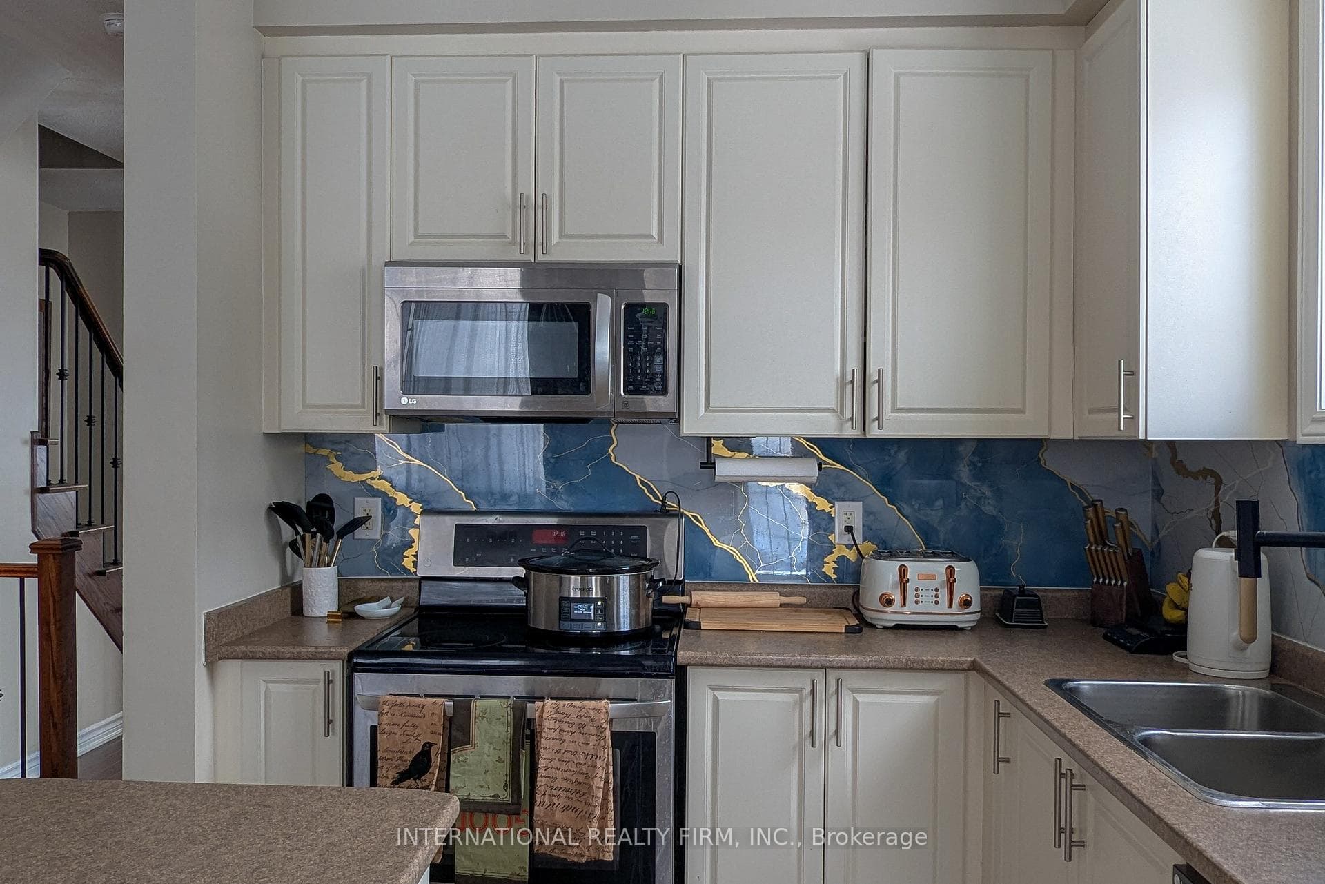 Kitchen with Backsplash recently added