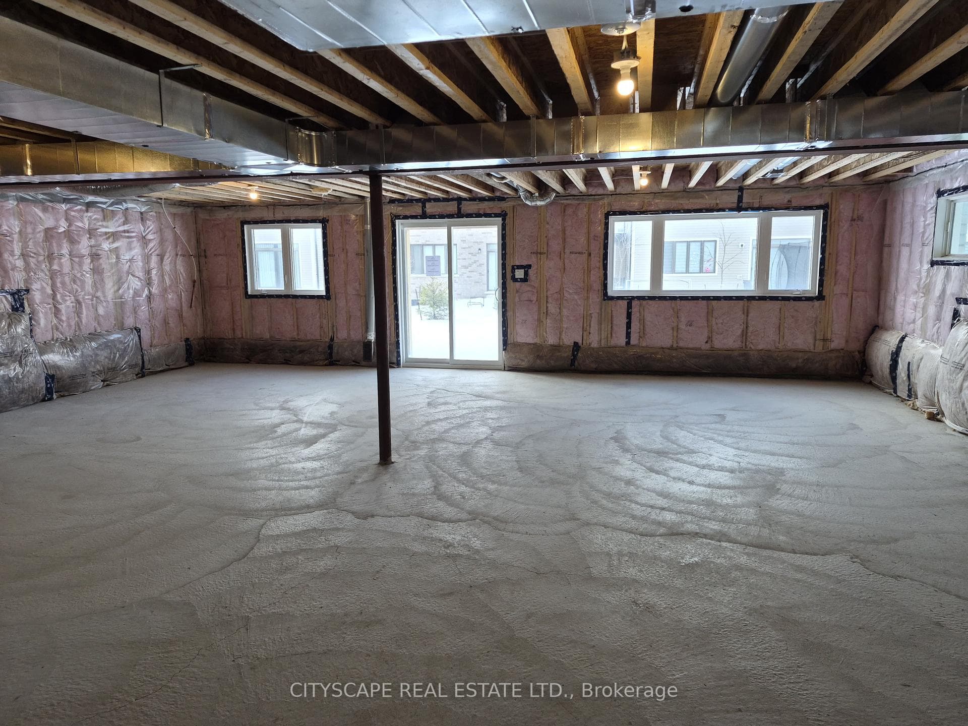 Unfinished Walk-Out Basement