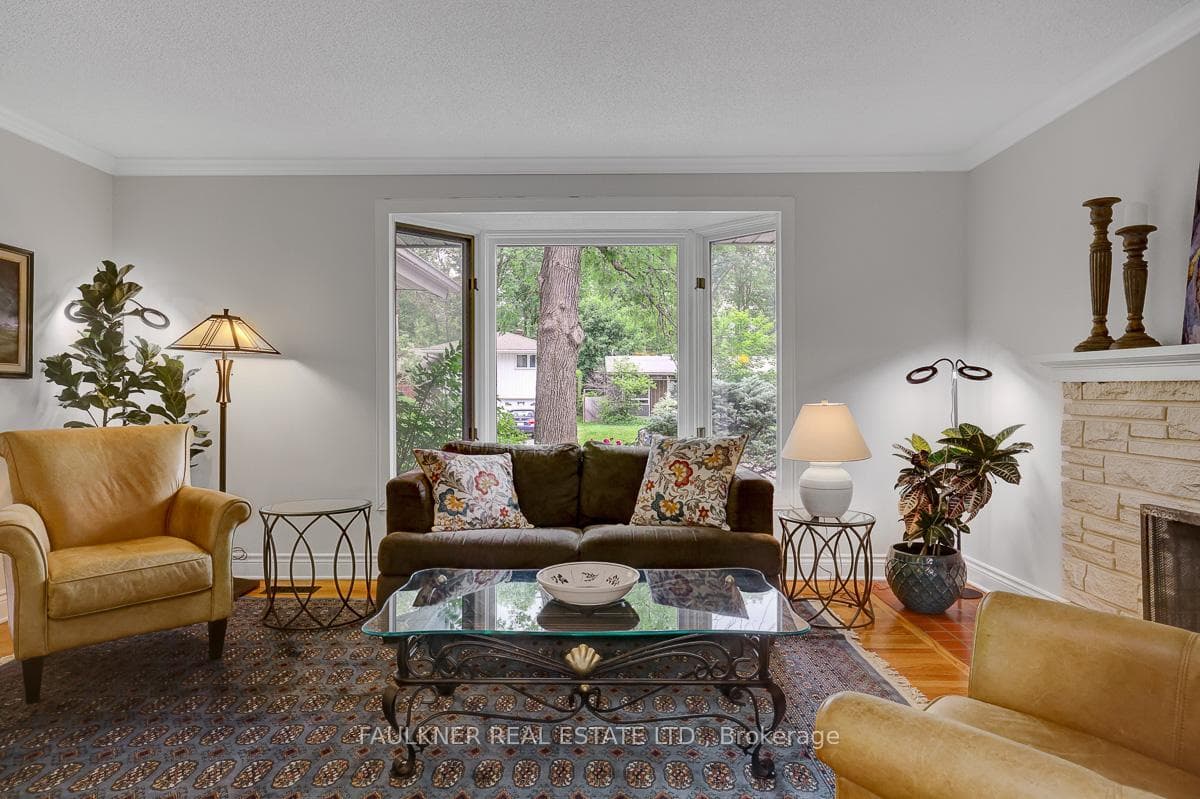 Living Room with Fireplace