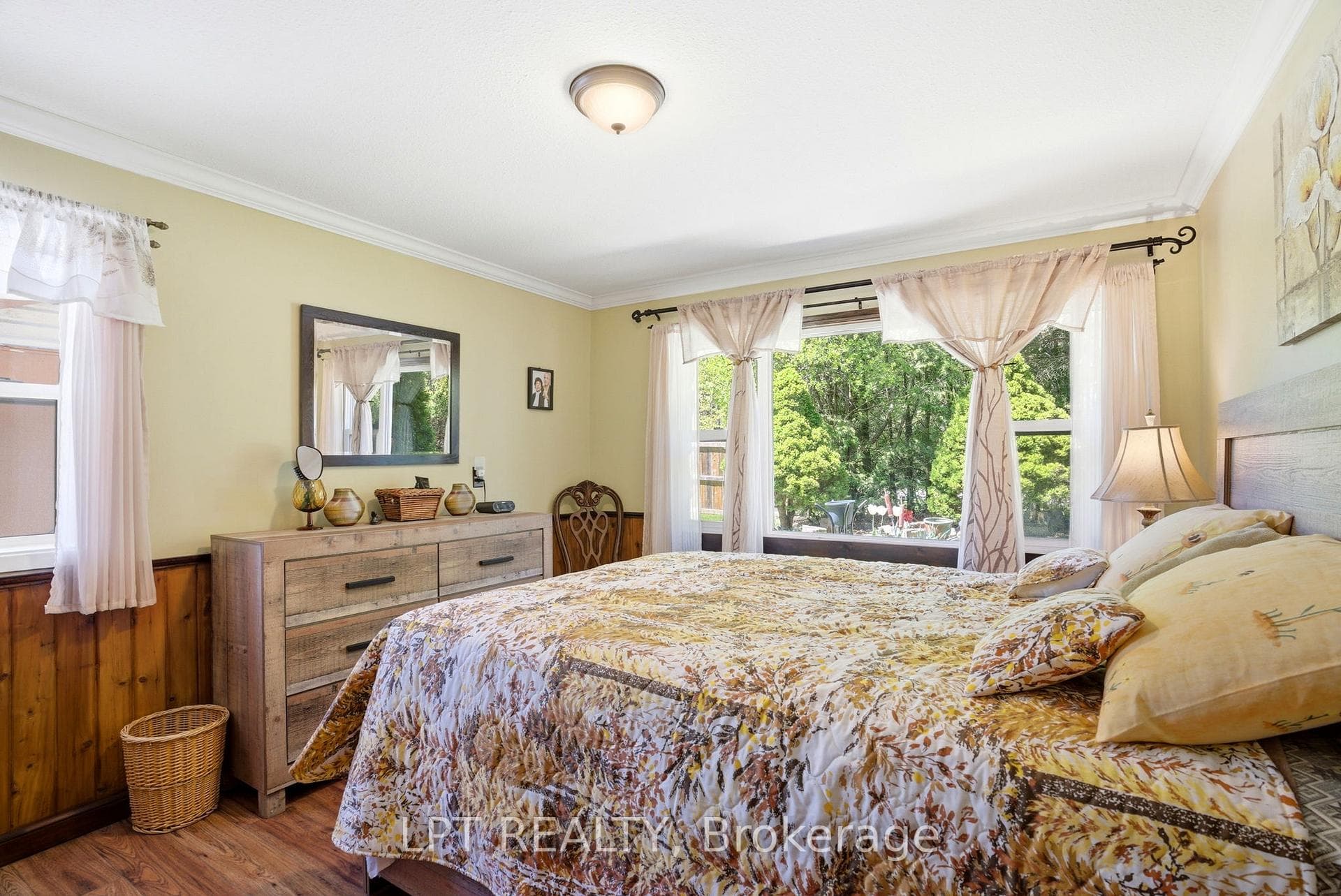 Primary bedroom on the main floor.