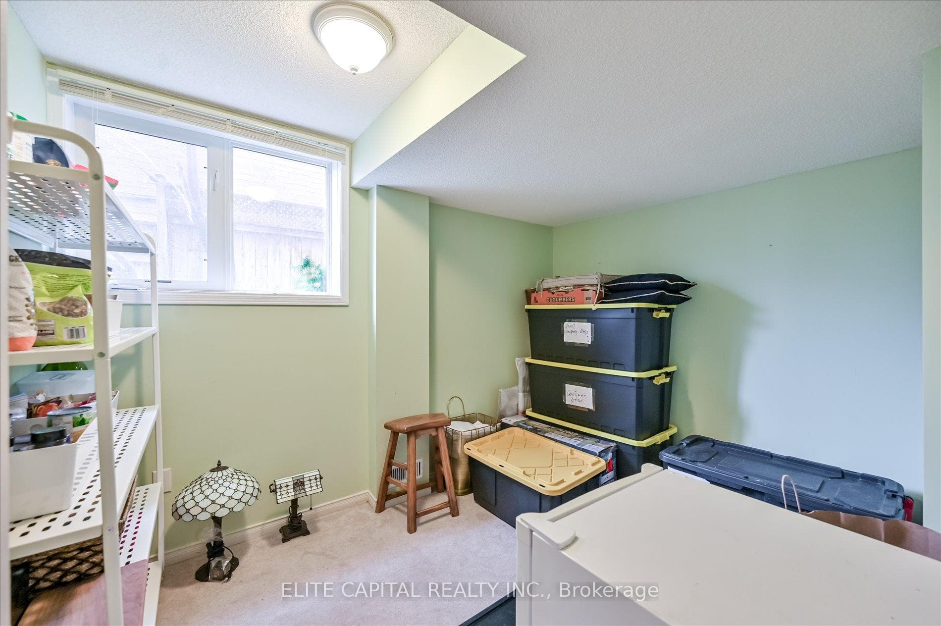 Basement bedroom
