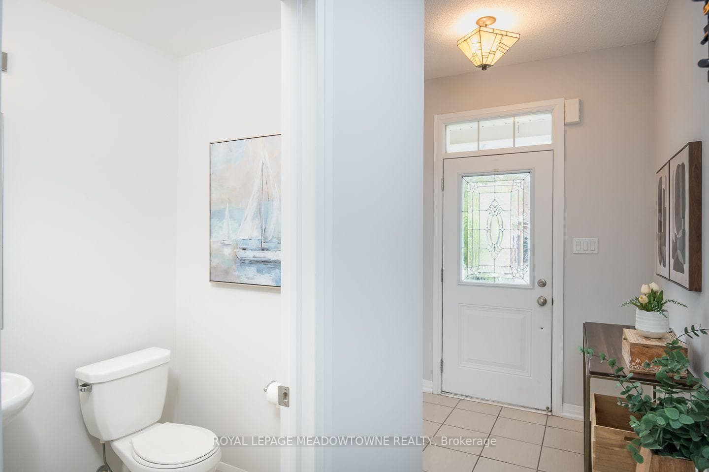 Main floor powder room