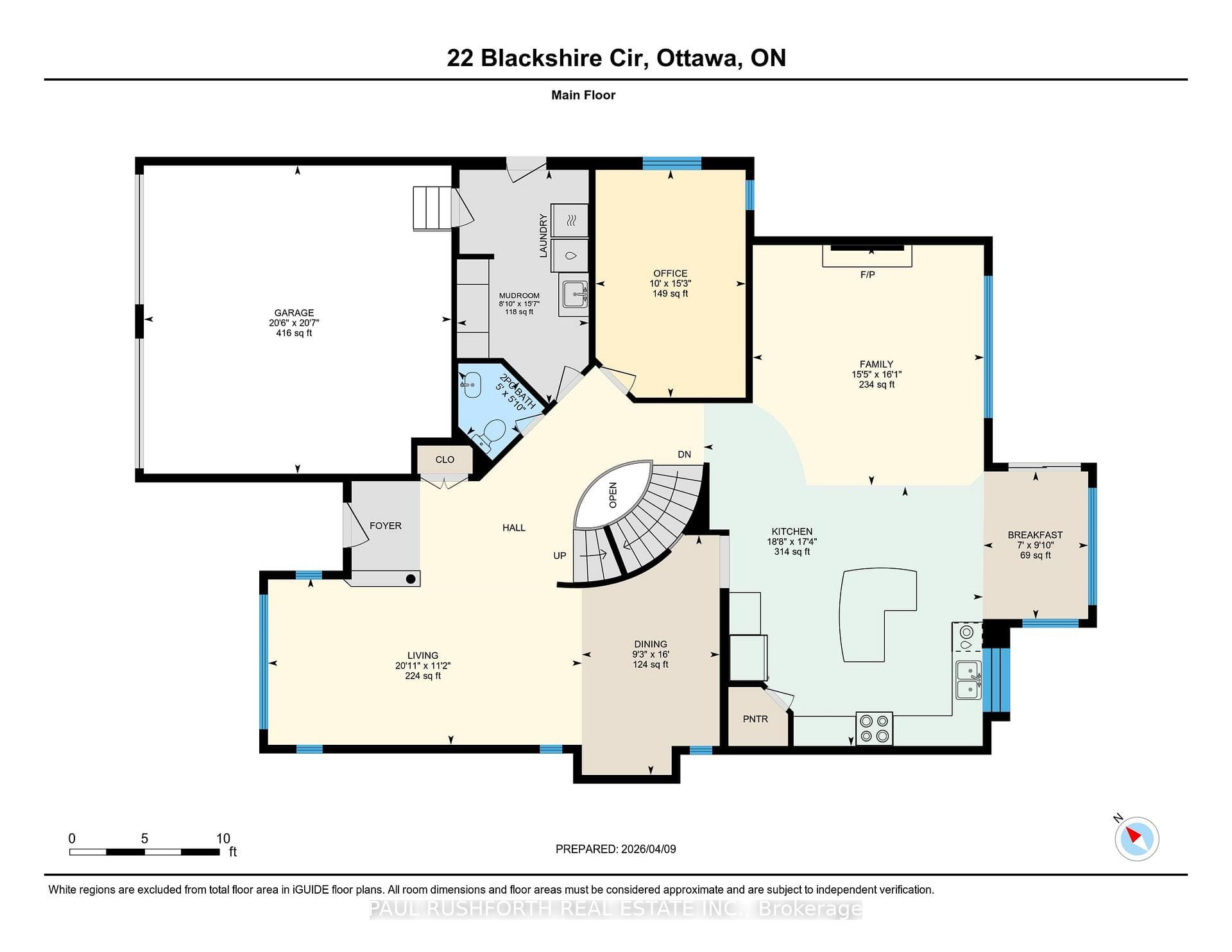 iGuide Floor Plan-Main Level