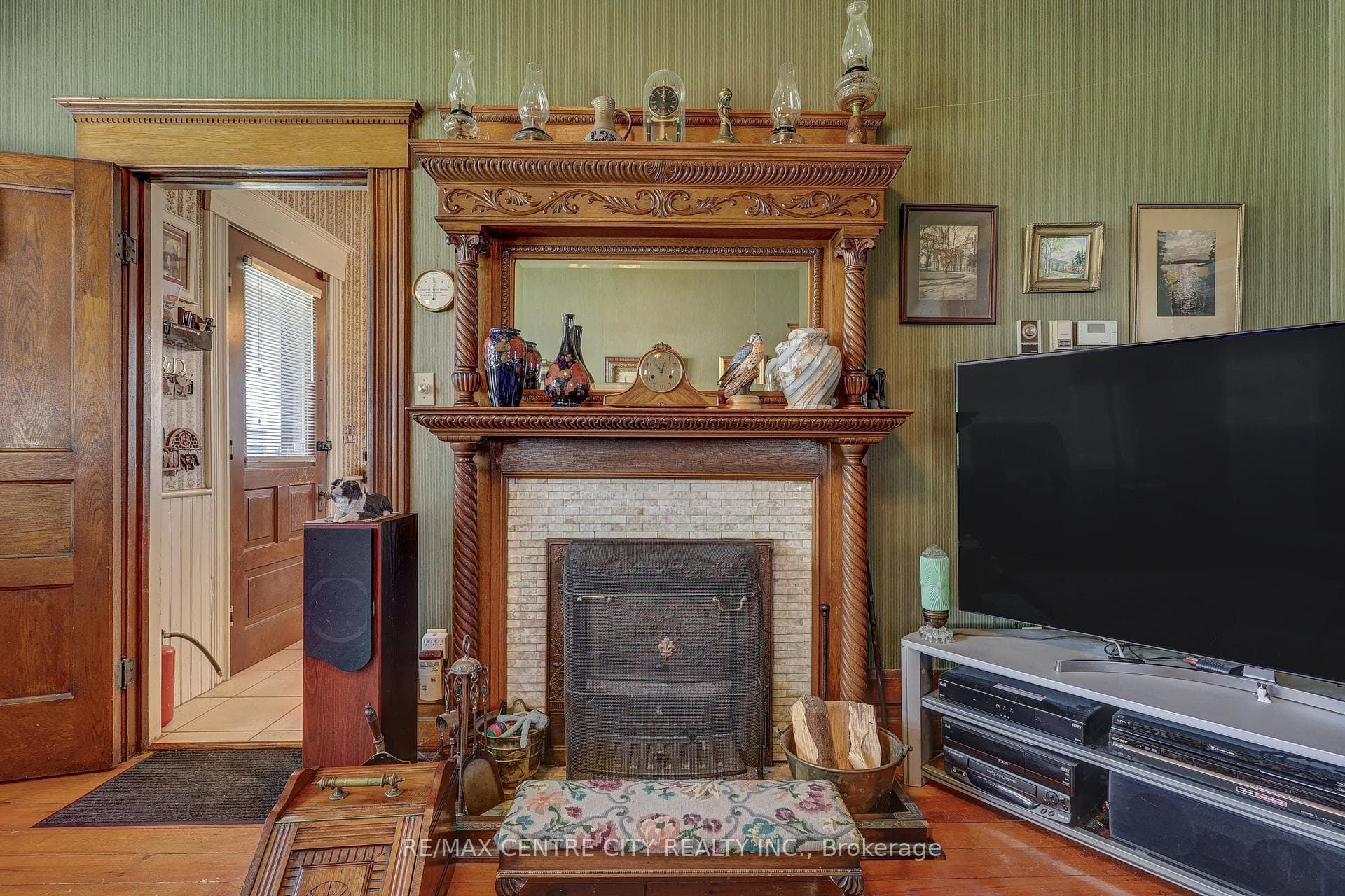 Statement fireplace