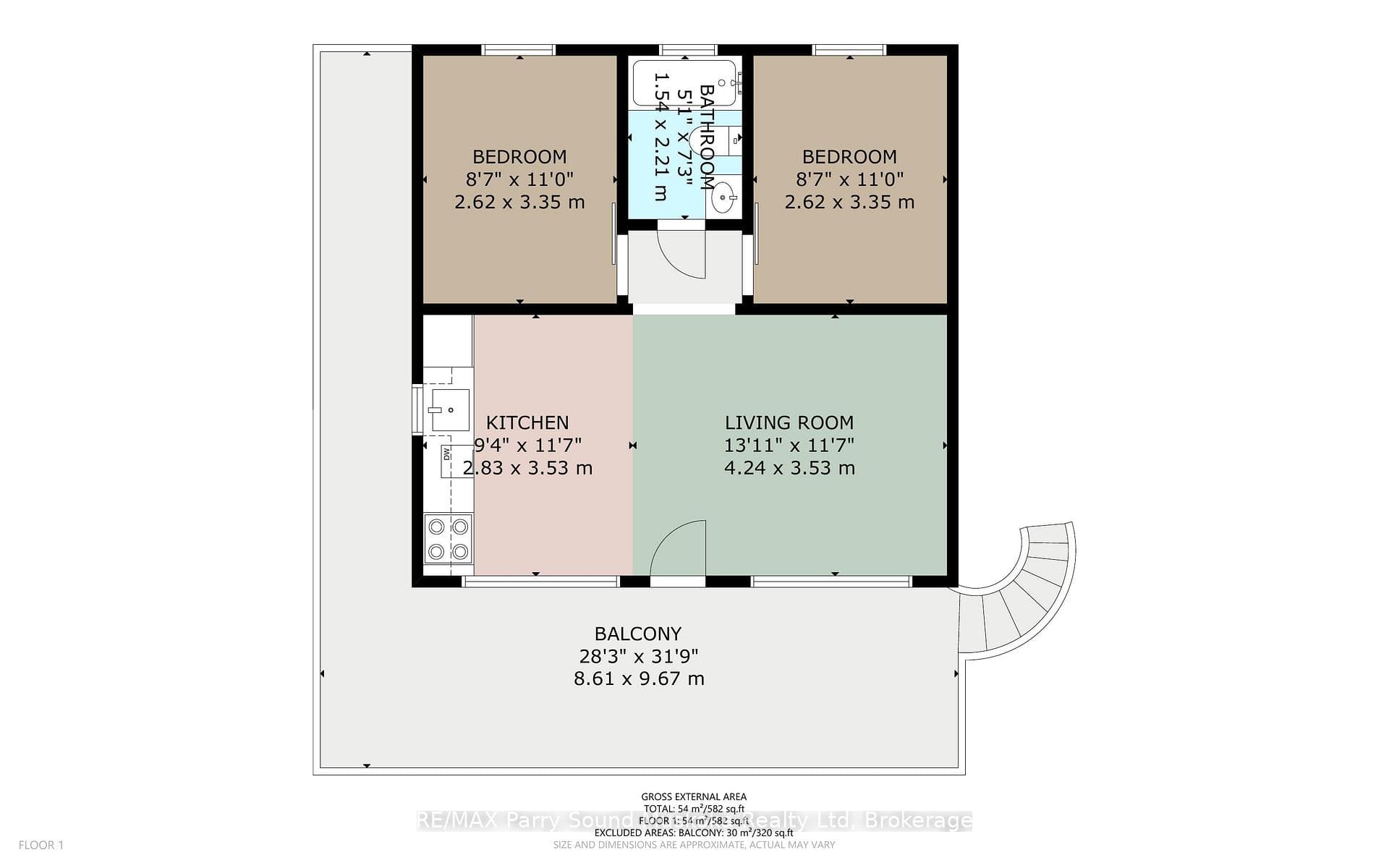 Convenient floor plans