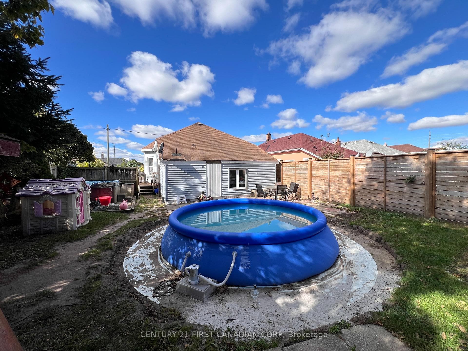 Pool is not included