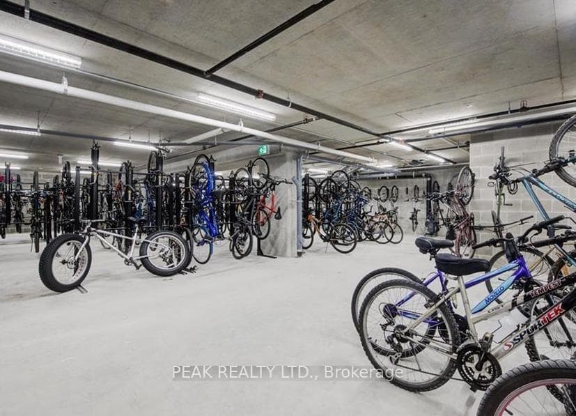 Your bike storage area