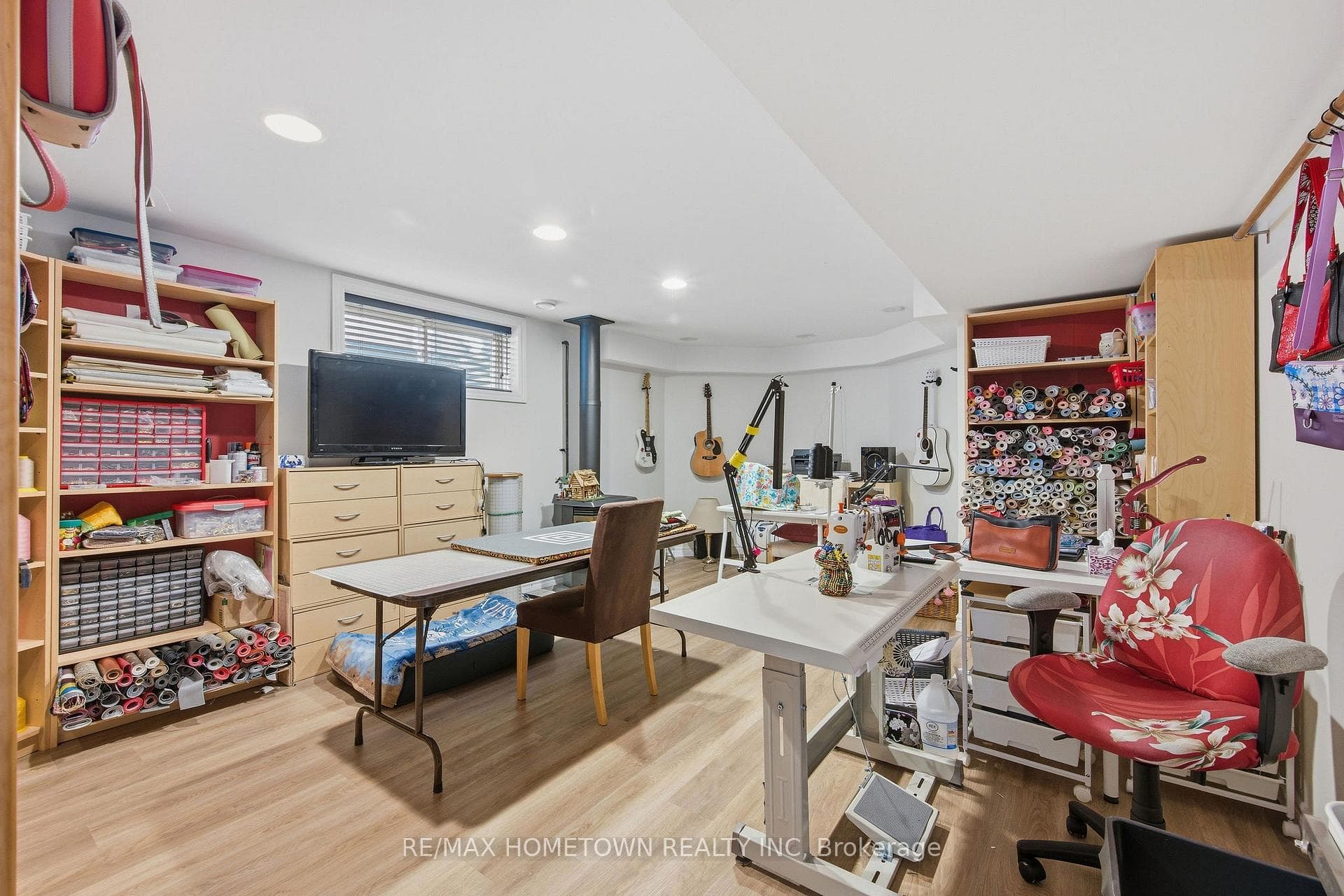 Lower level family room