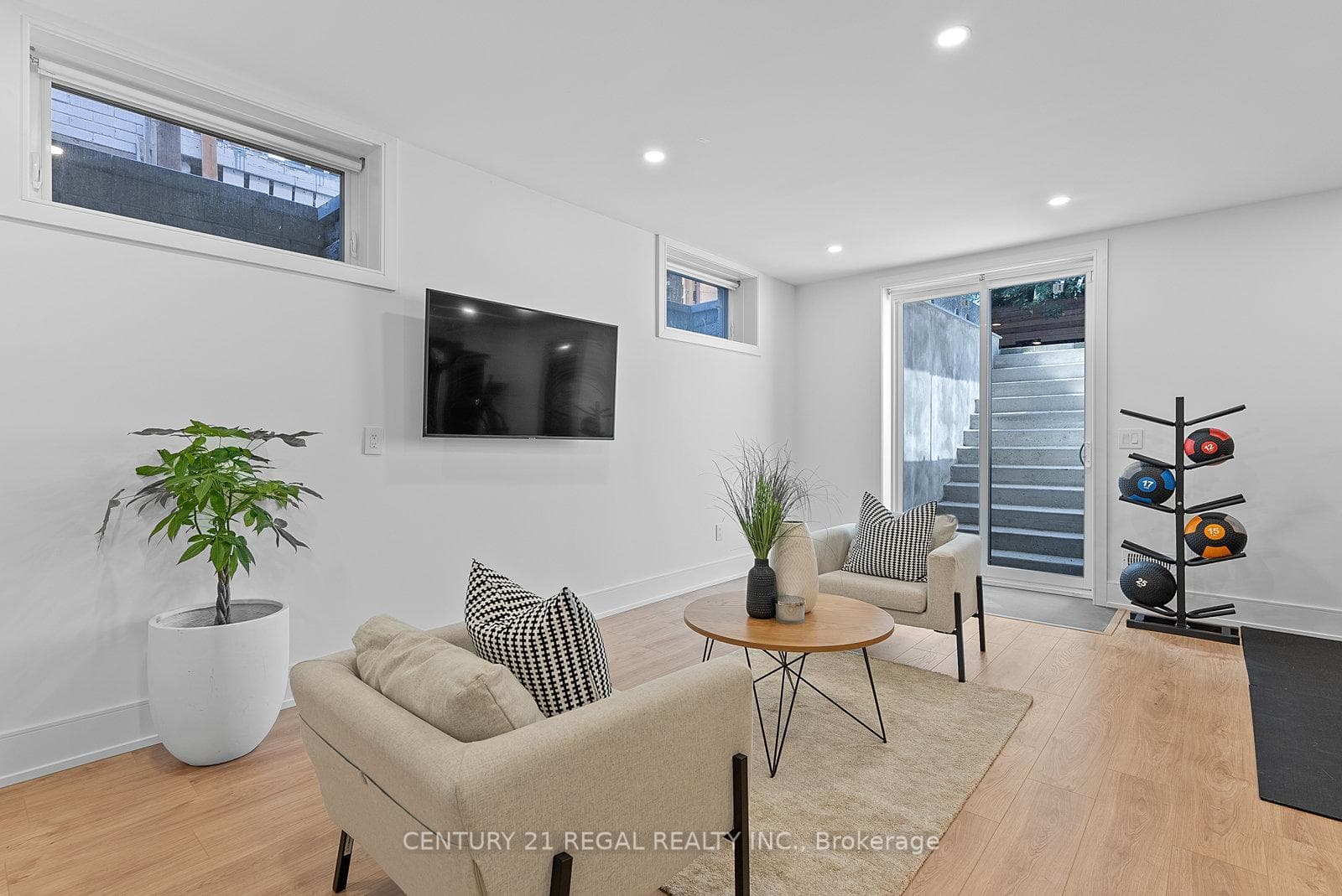 Basement Living Room Area