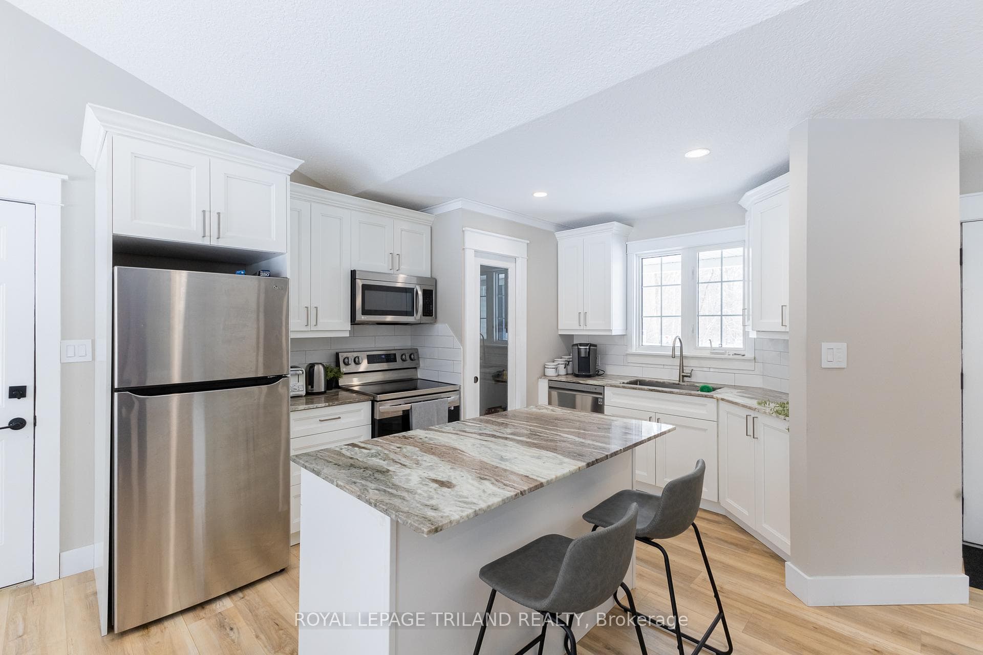 Timeless stone countertops & fixtures