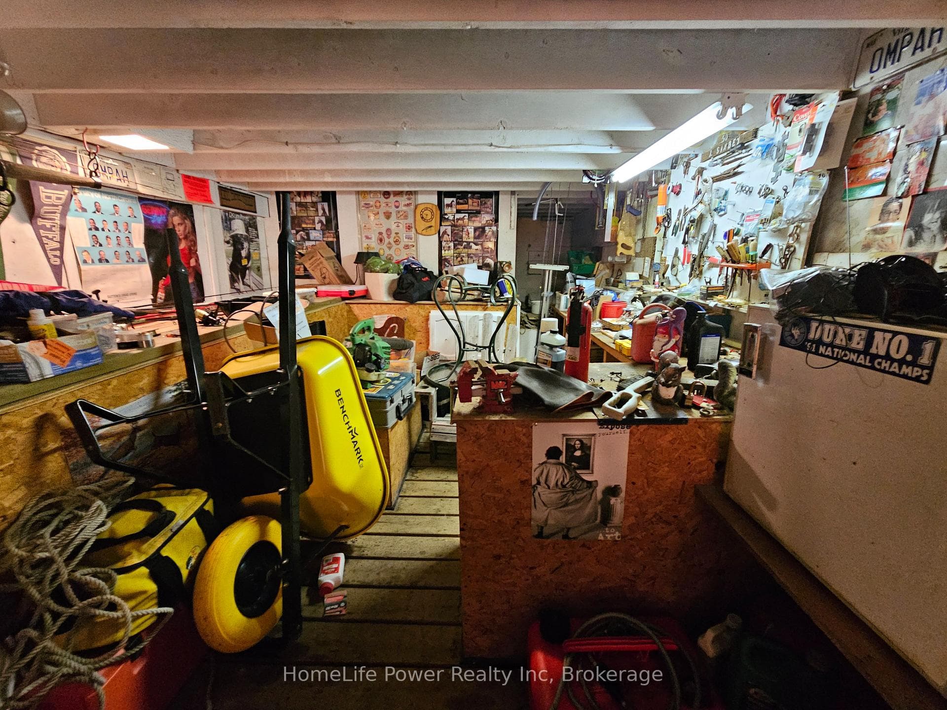Lower Level Workshop w/ walkout to rear yard