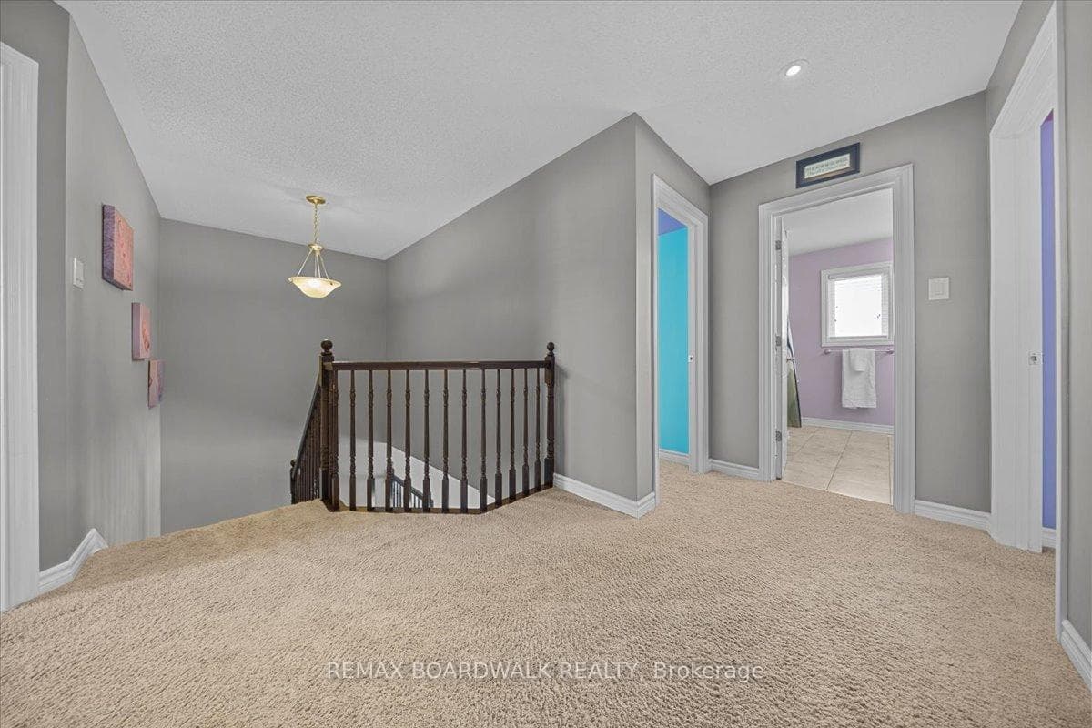 Lots of space upstairs - loft around the corner