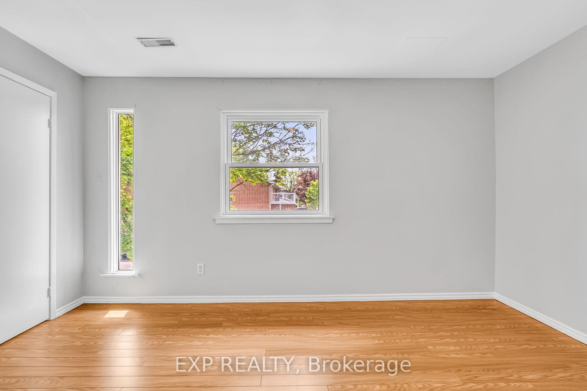 The sunny, south facing master bedroom.