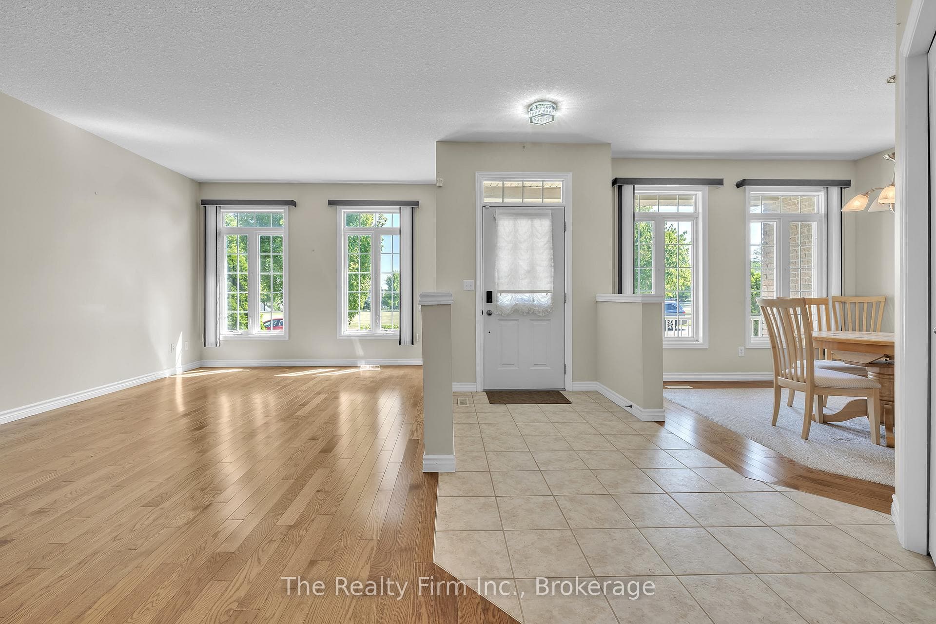Living room and foyer