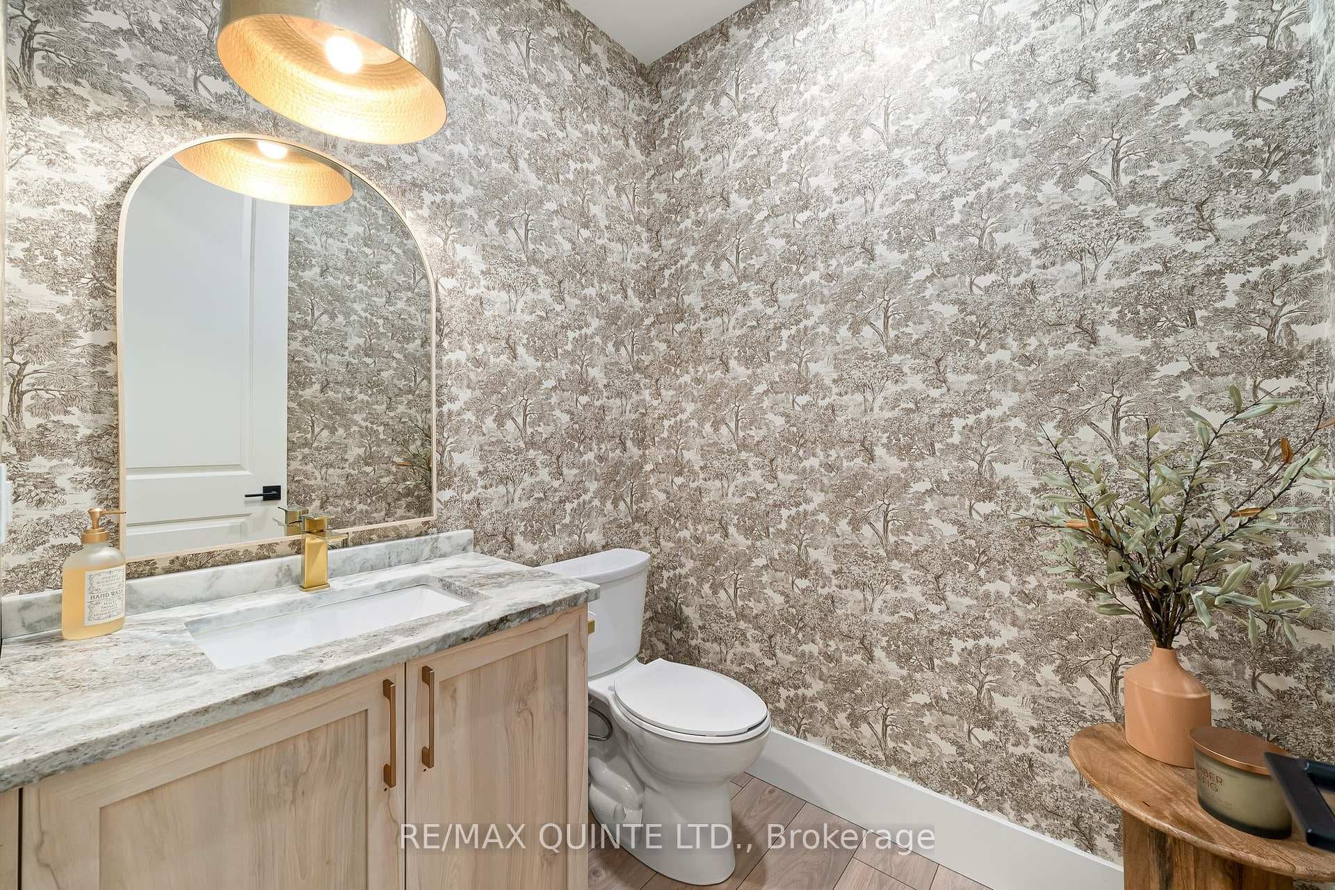 main floor powder room