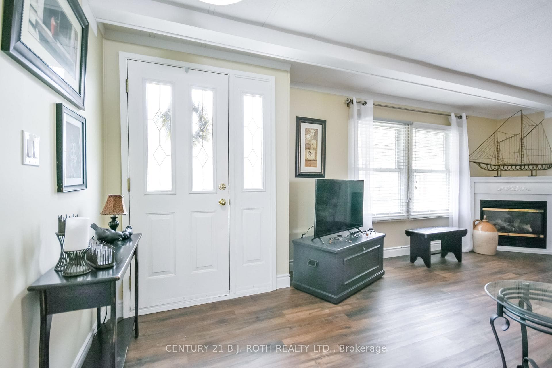Open concept living.