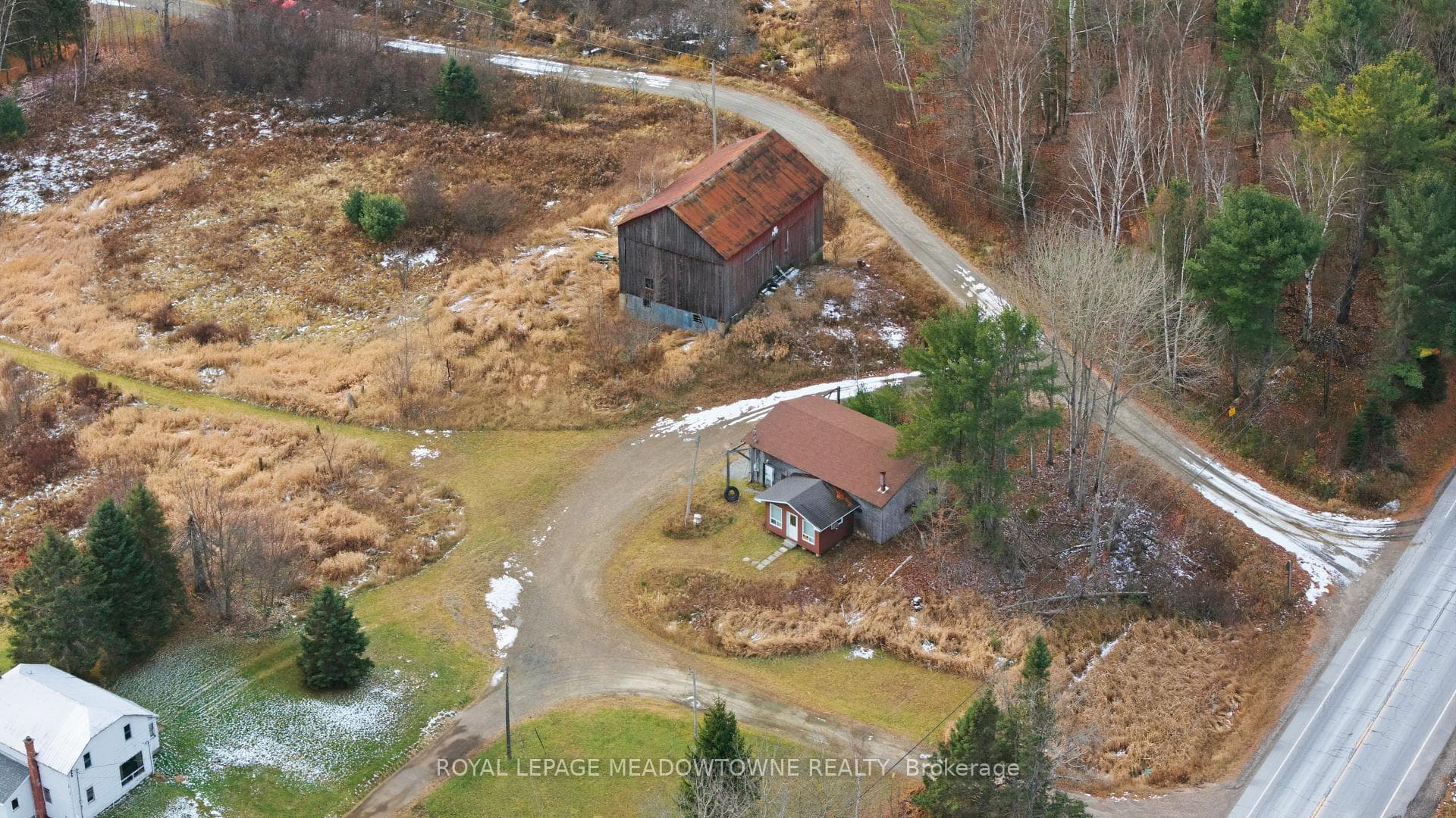 View of the barn and workshop