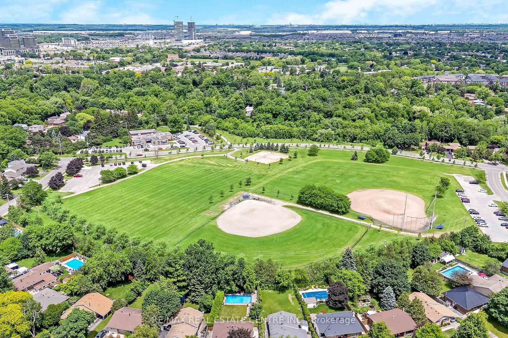 Sports fields around the corner