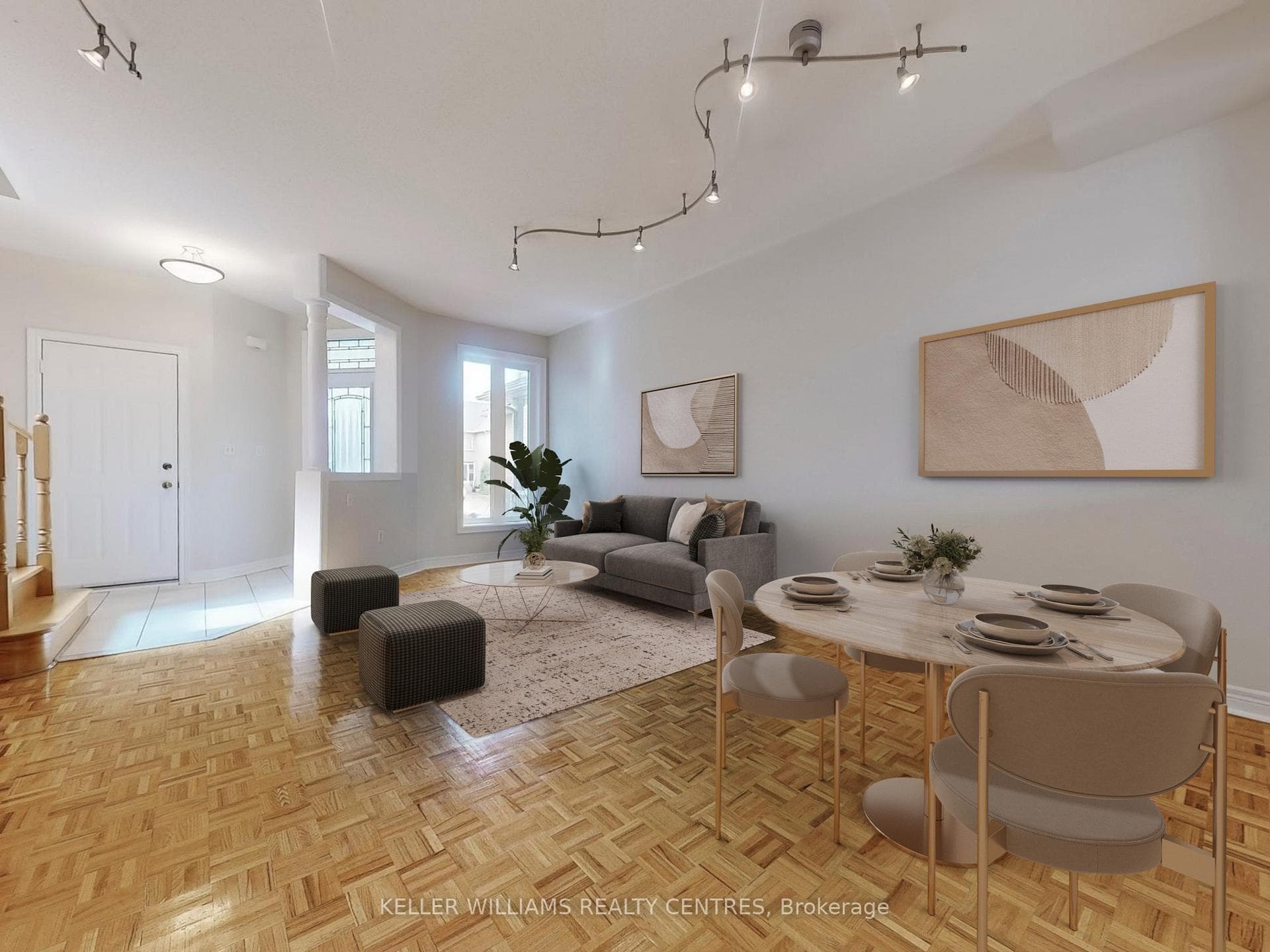 Virtual Staged Living Room