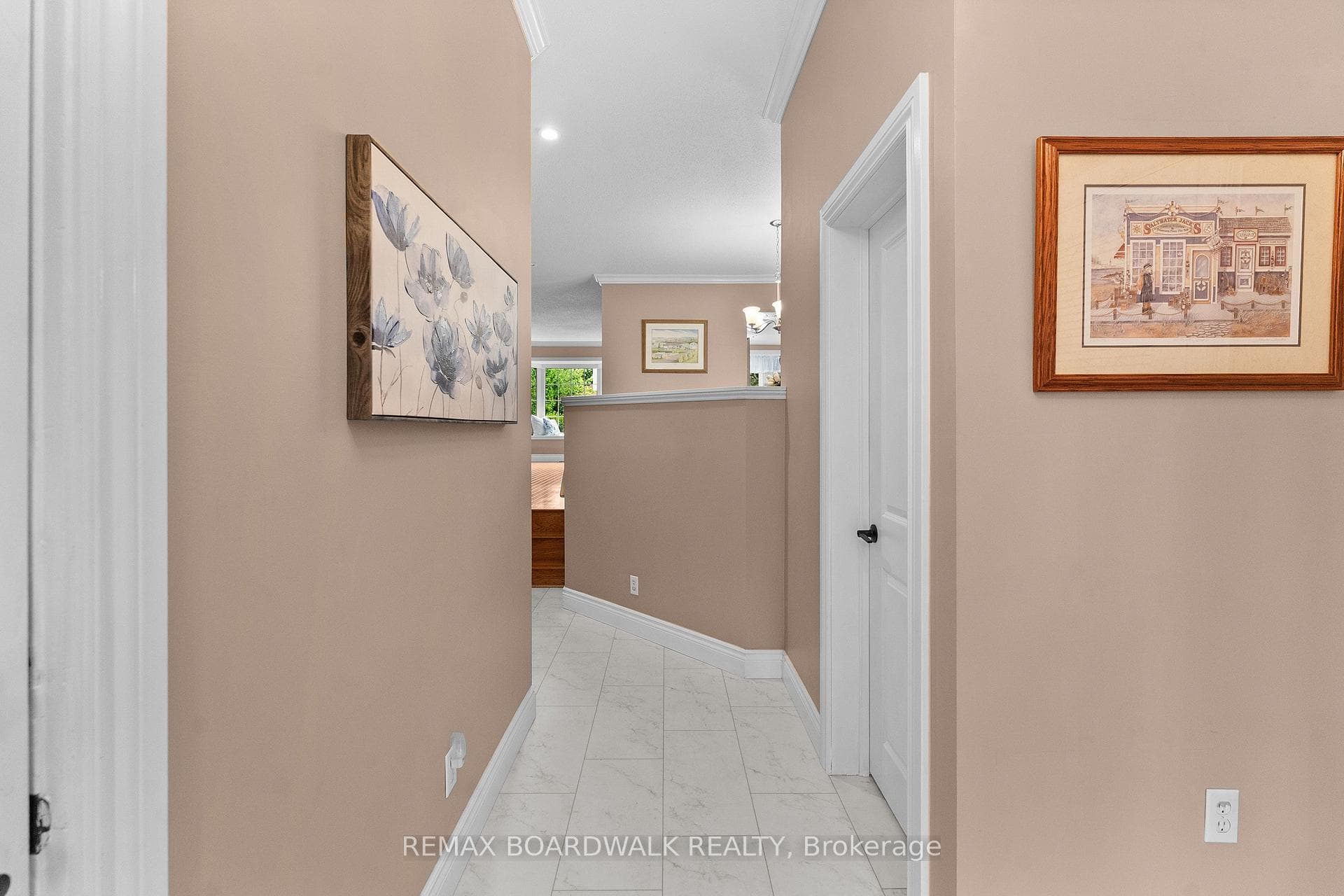 Hallway from front door into home