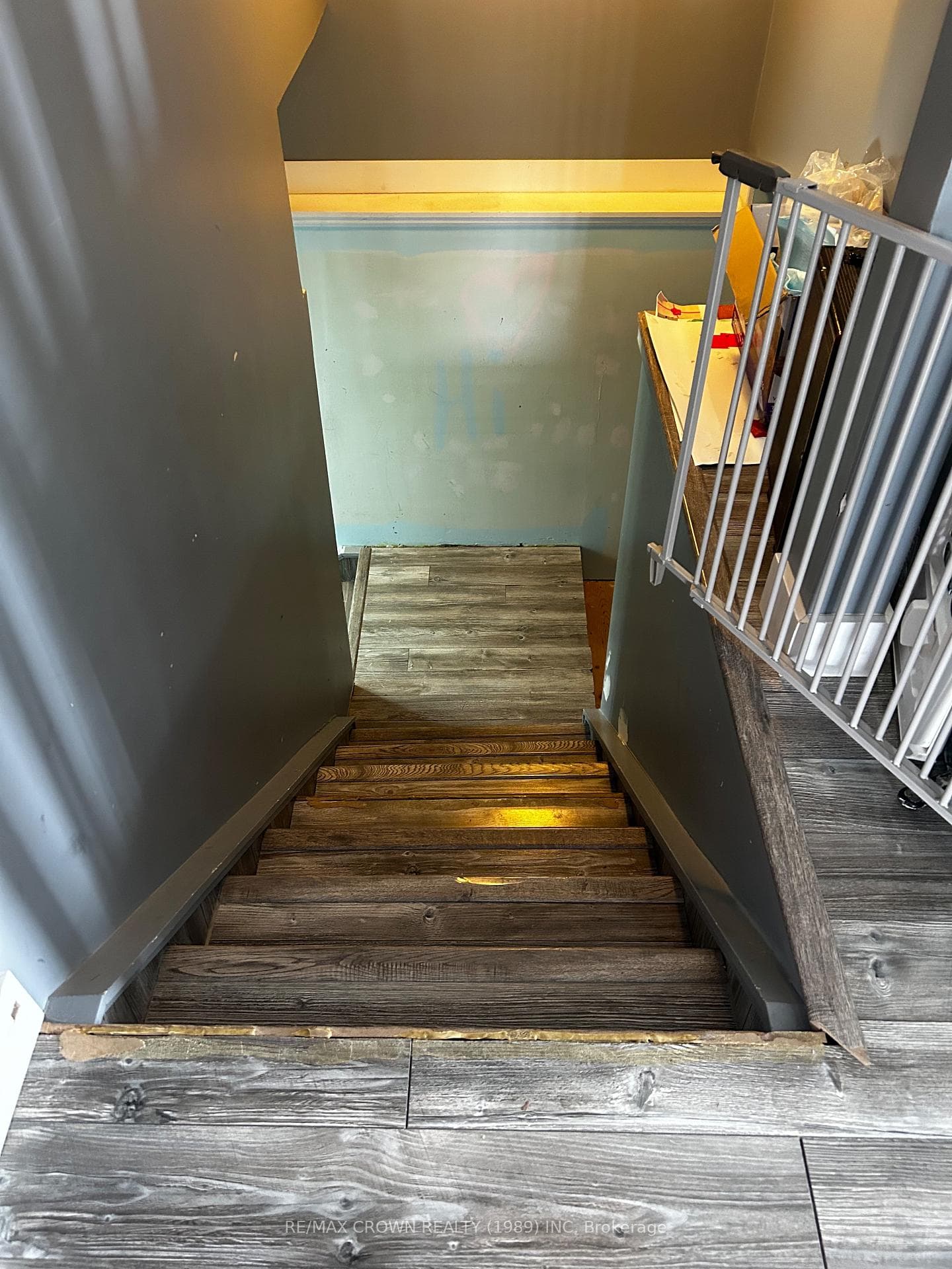 stairs leading to basement areas