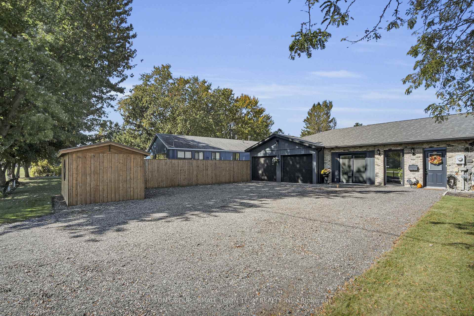 Large Paved Driveway
