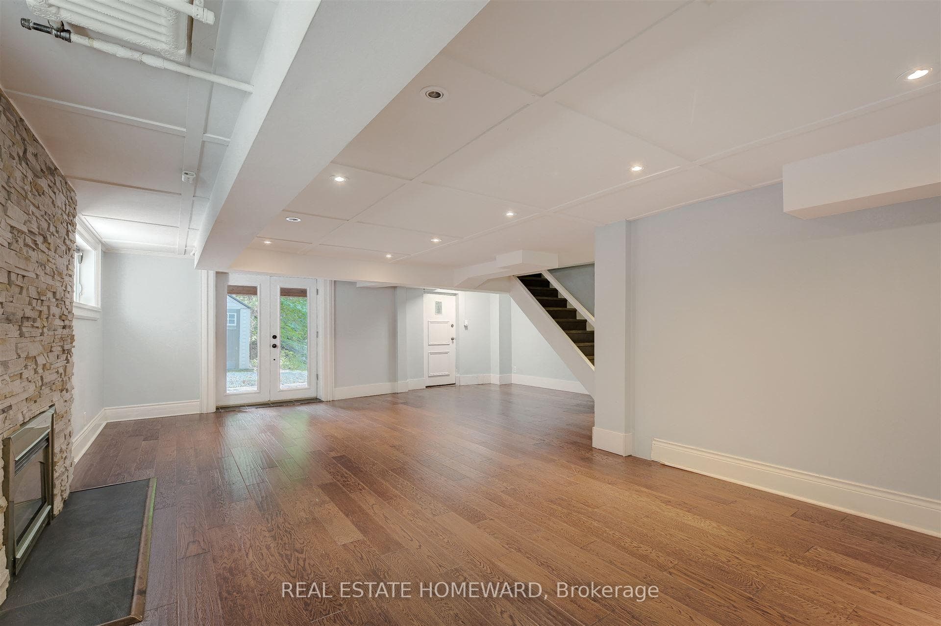 basement rec room