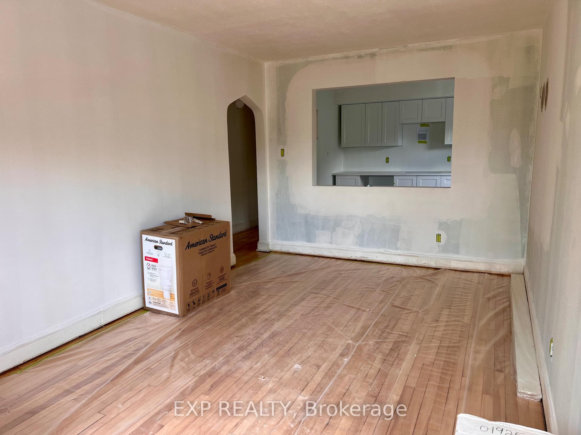Living room currently being renovated