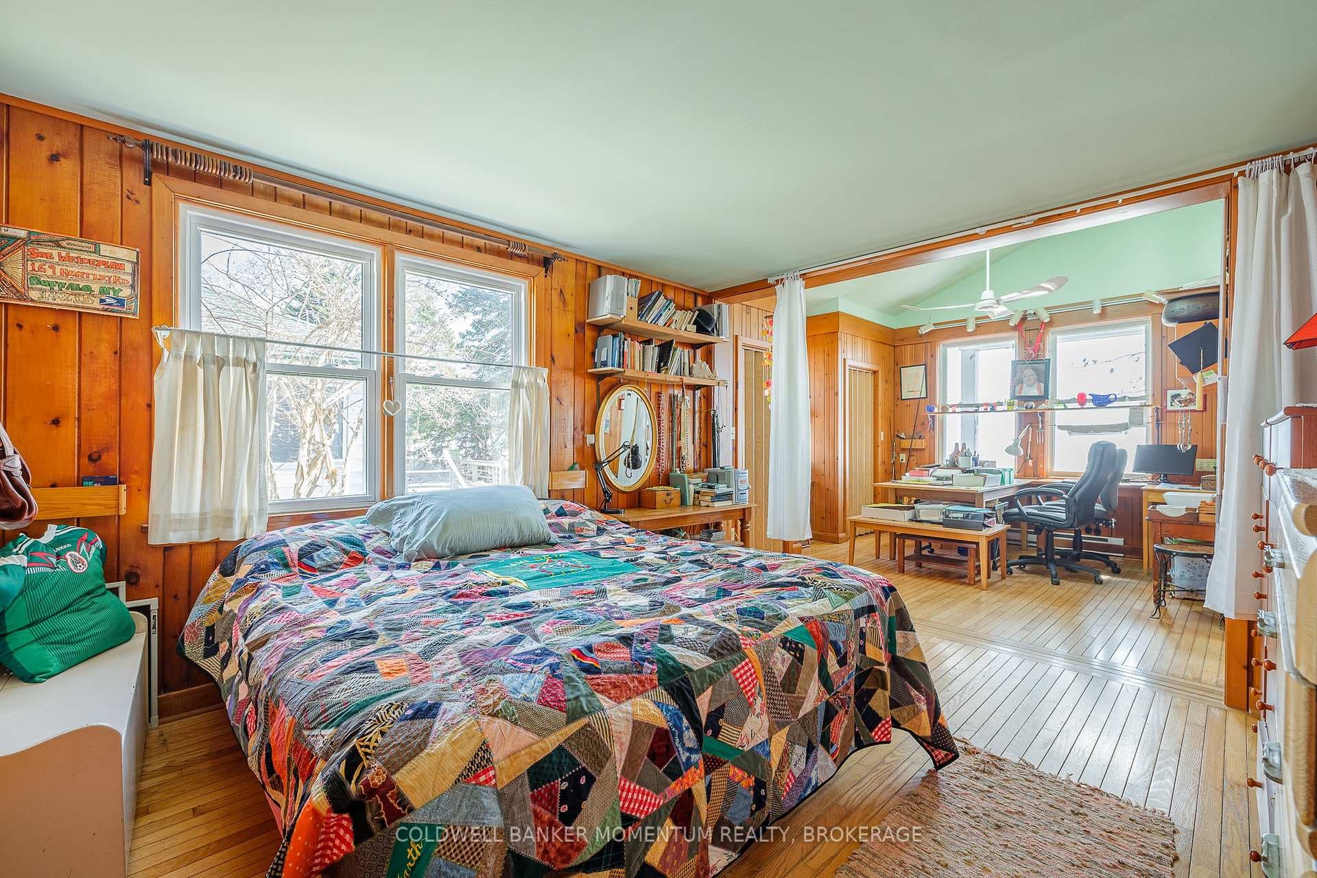 Bedroom Open to Office