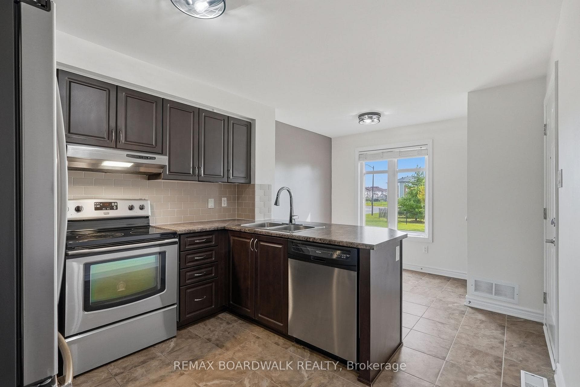 Kitchen with breakfast nook...