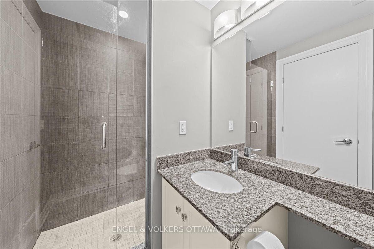 Primary ensuite with glass walk in shower