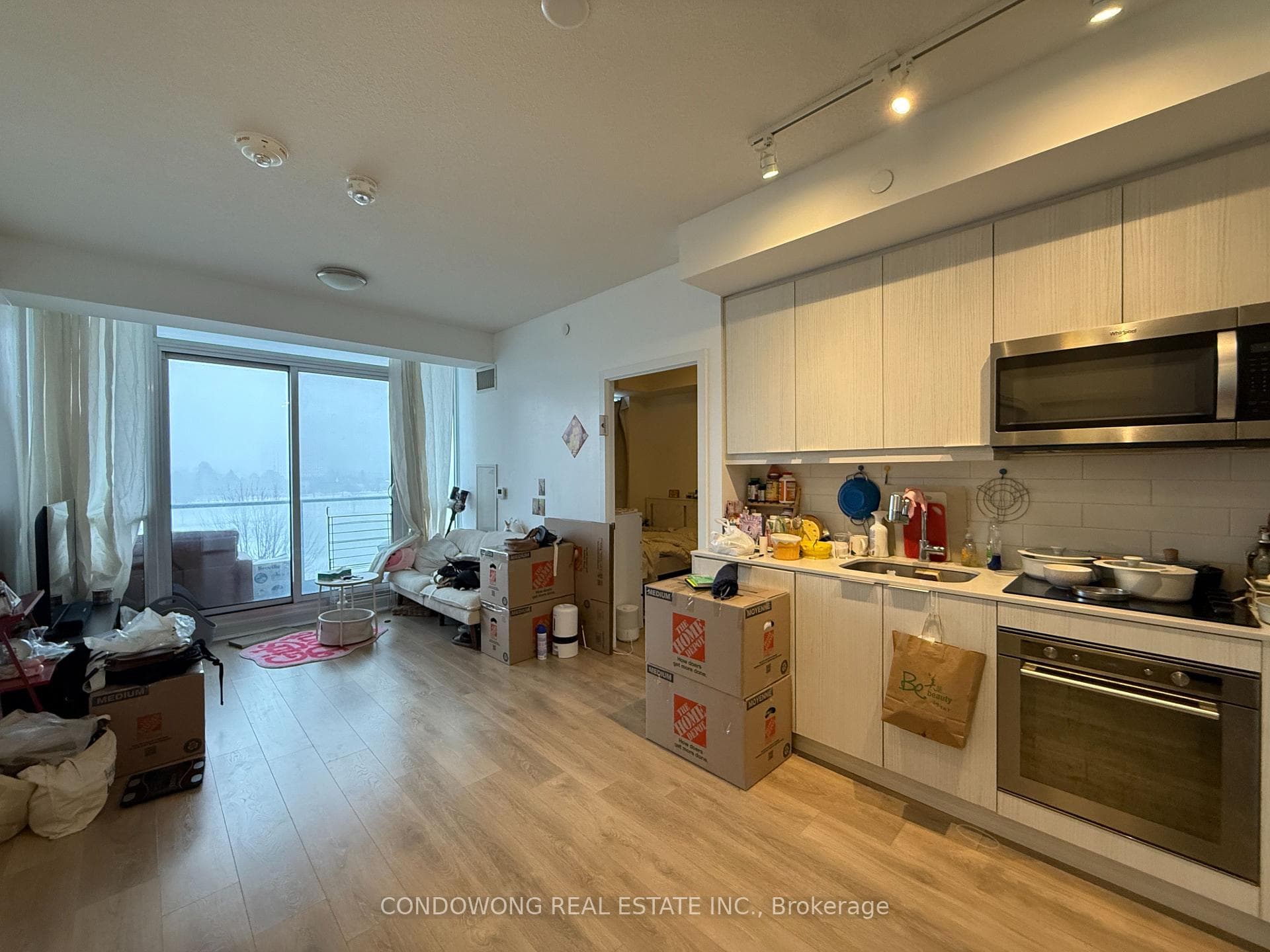 The whole unit is very bright and spacious