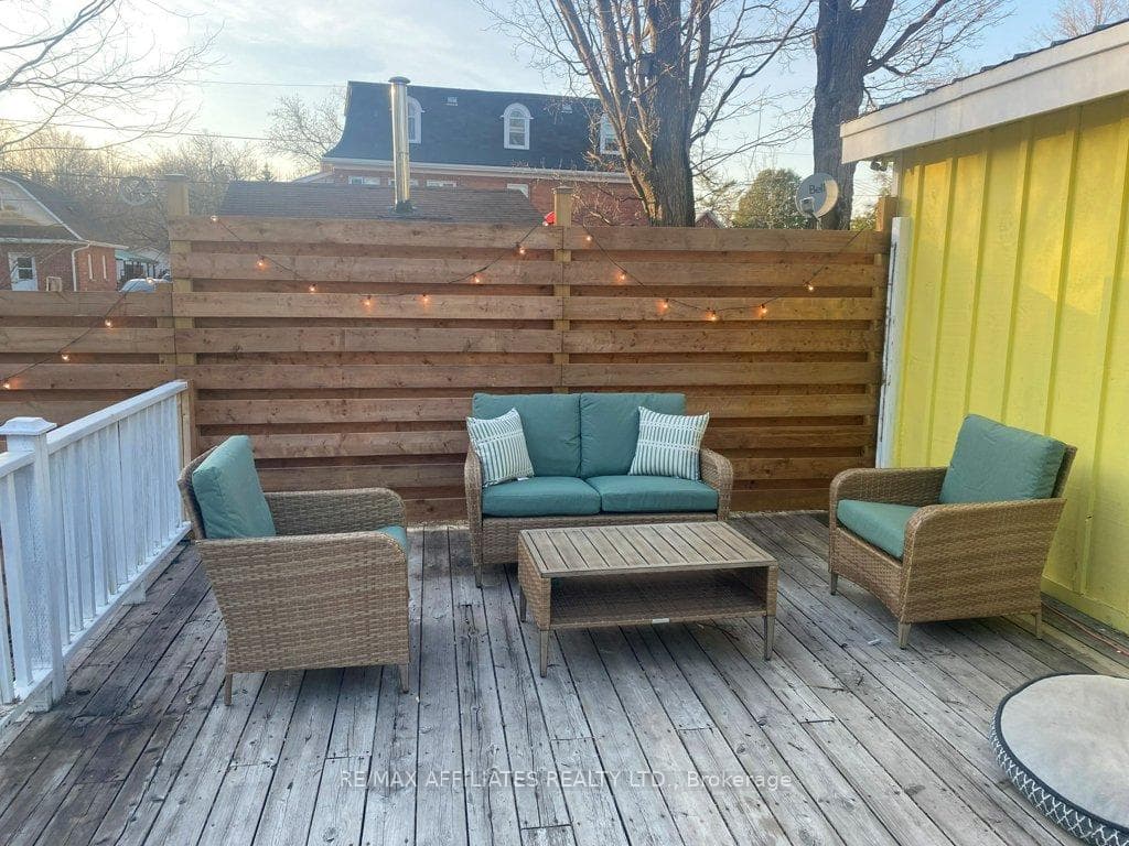 Large back yard deck
