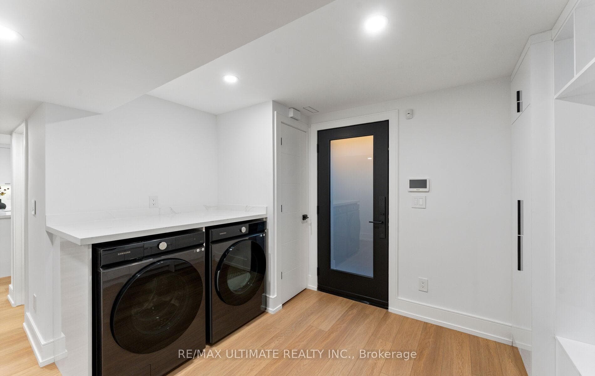 Laundry and separate entrance