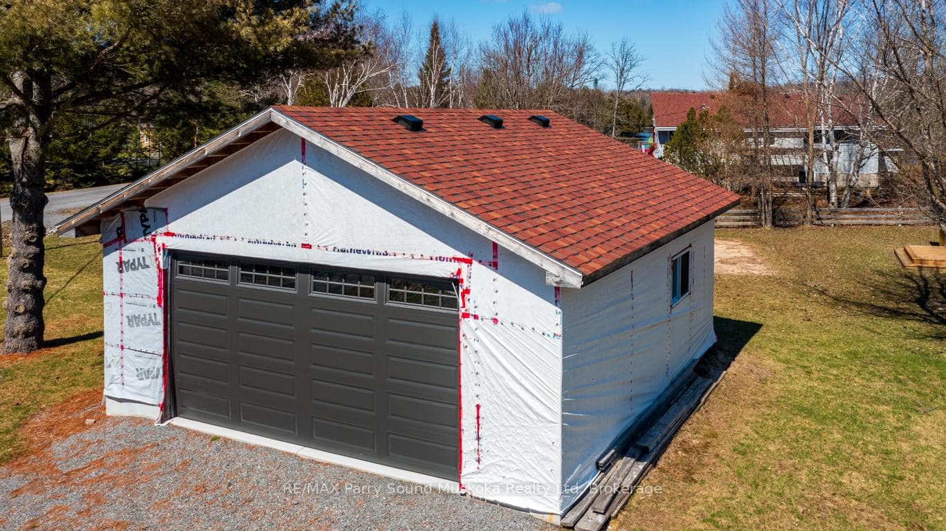 New Double garage 2021, Sep driveway